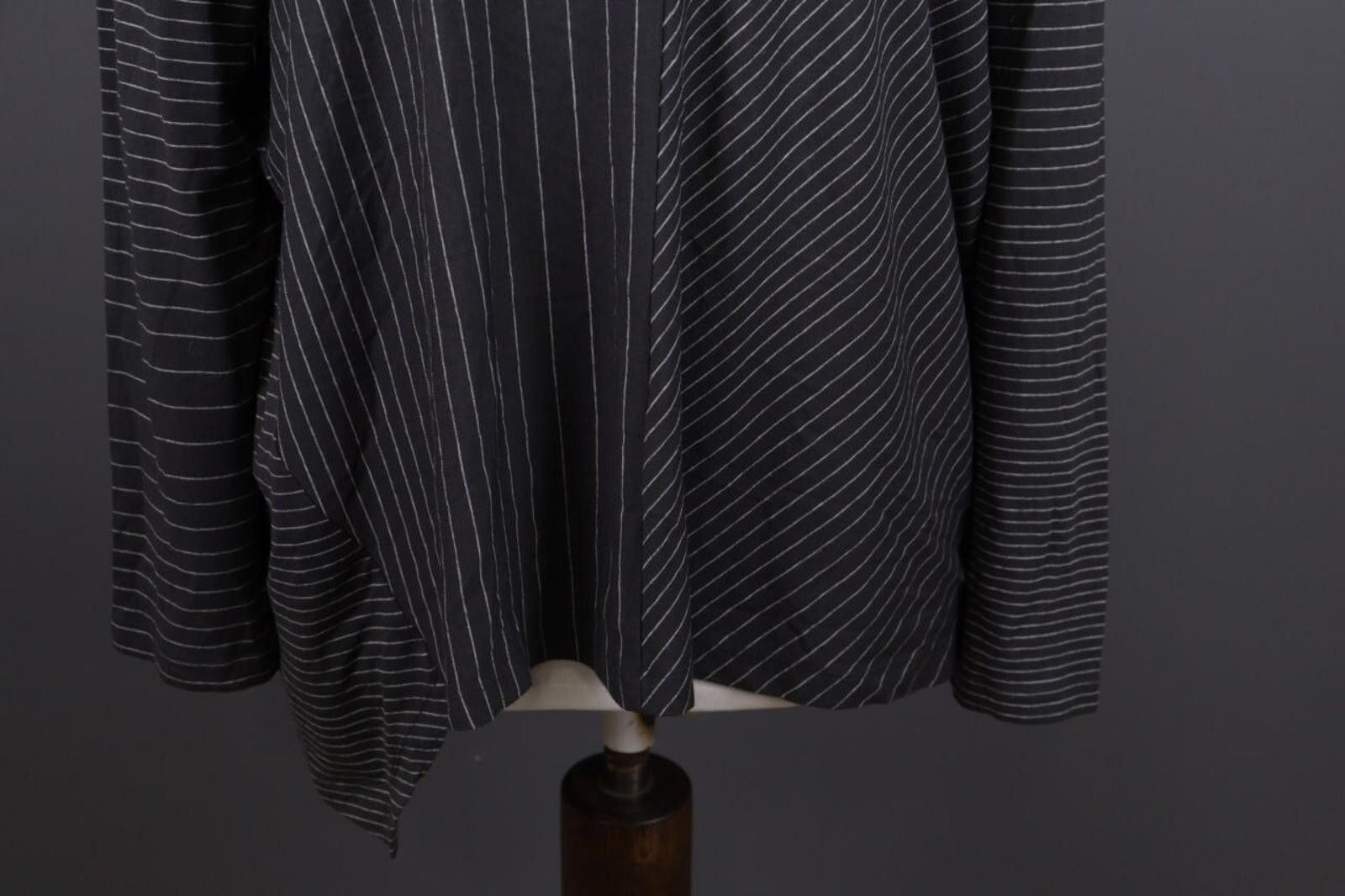 Oscar De La Renta Oska Brown Striped Relaxed Lagenlook Tunic Dress Size 2 Size XS / US 0-2 / IT 36-38 - 4 Thumbnail