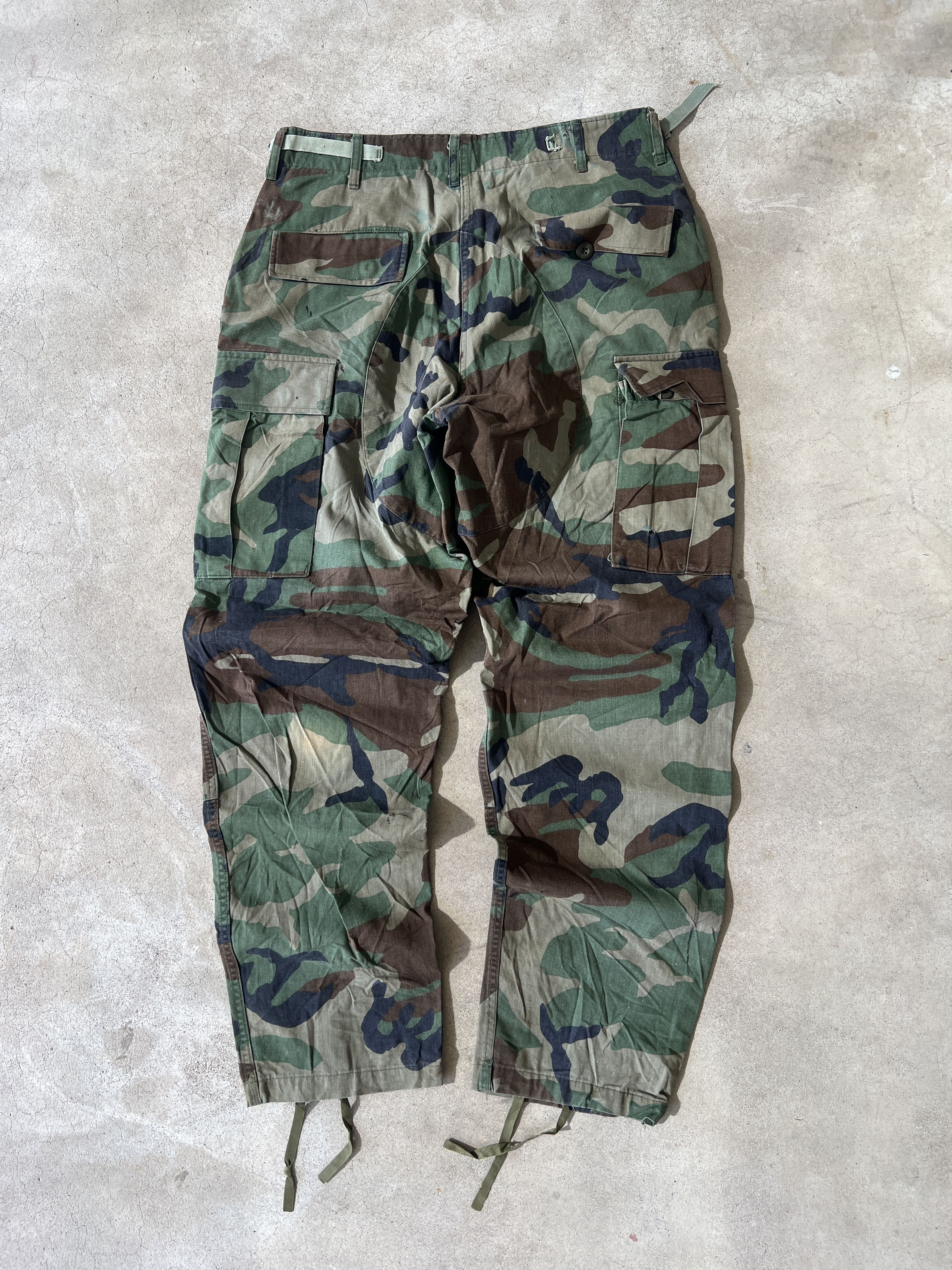 Other Distressed USGI Military Woodland Camo Pants Size US 33 - 3 Thumbnail