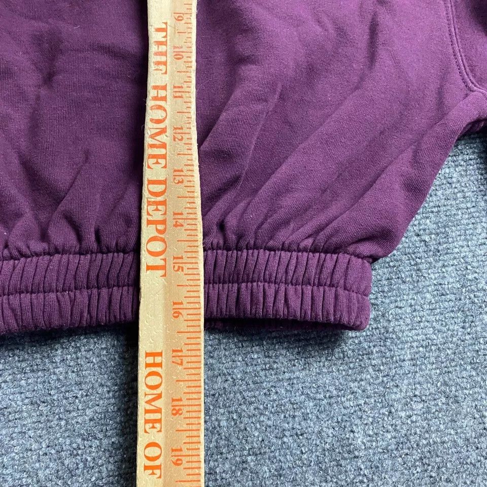 Zara Zara Hoodie Women's Large Crop Pullover Casual Cotton L Size L / US 10 / IT 46 - 7 Thumbnail