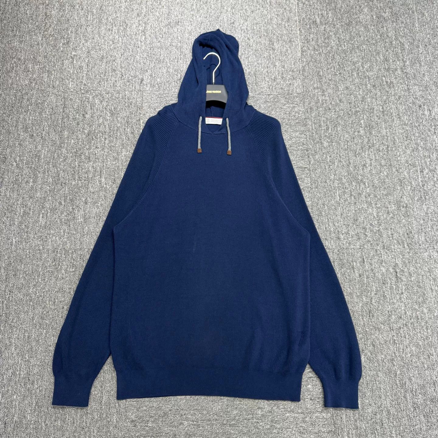 Brunello Cucinelli Brunello Cucinelli Knit Hoodie Size US XL / EU 56 / 4 - 1 Thumbnail