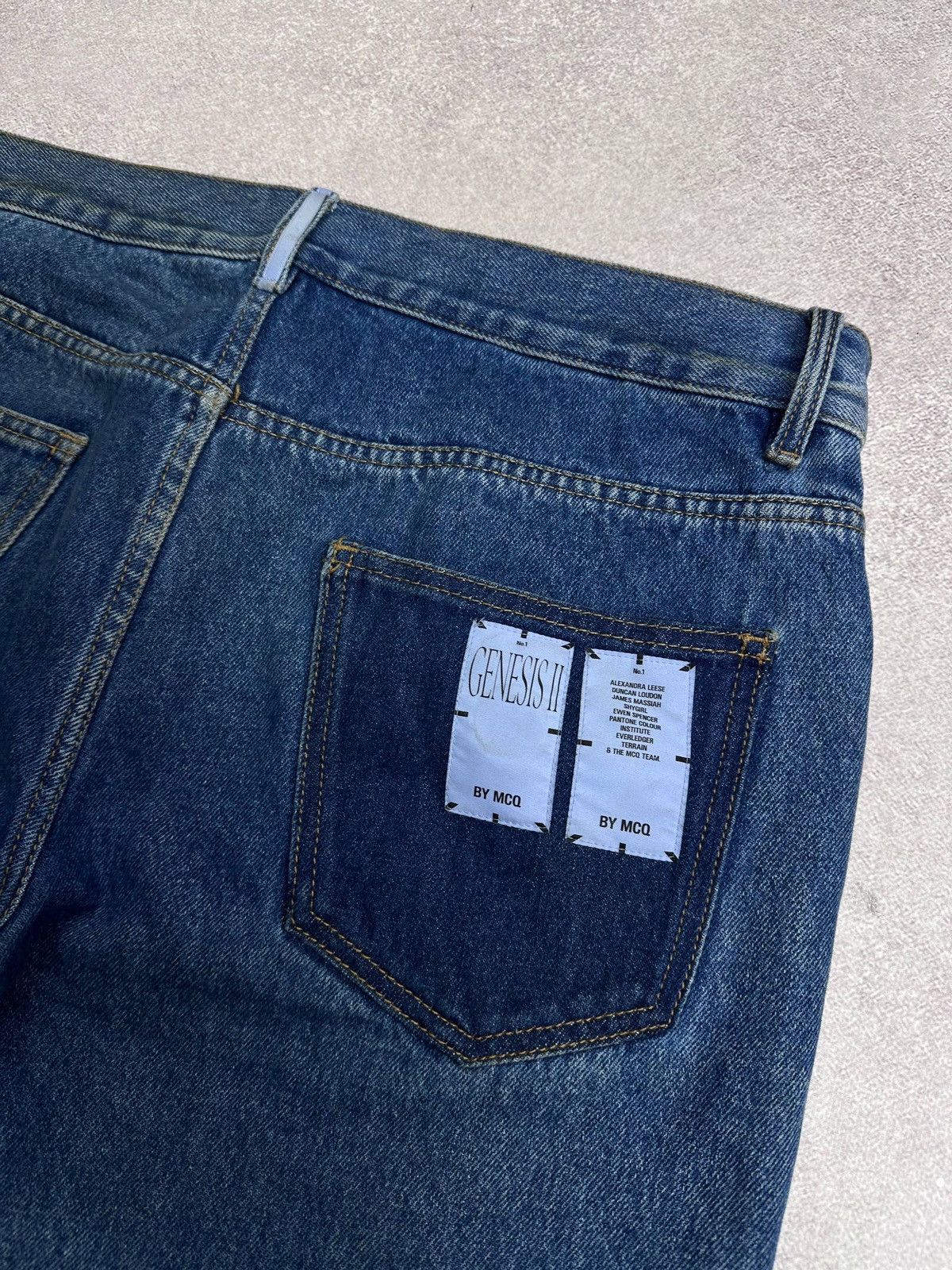 Alexander McQueen Alexander McQueen Genesis by MCQ Baggy Jeans 34 Size US 34 / EU 50 - 3 Thumbnail
