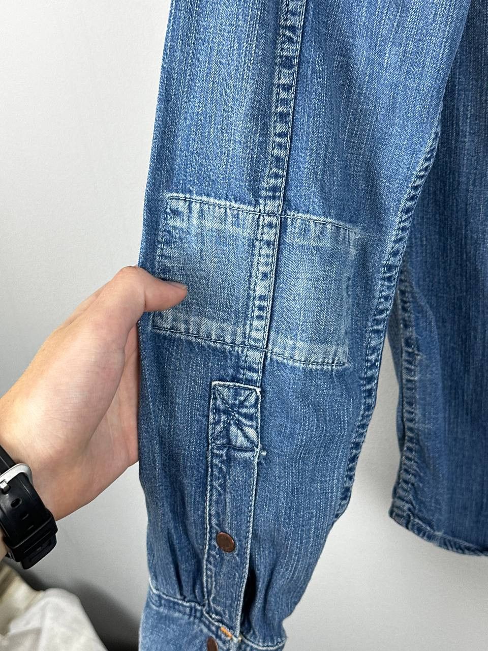 Nudie Jeans Nudie Casual Denim Cotton Luxury Long Sleeve Shirt Size US L / EU 52-54 / 3 - 11 Thumbnail