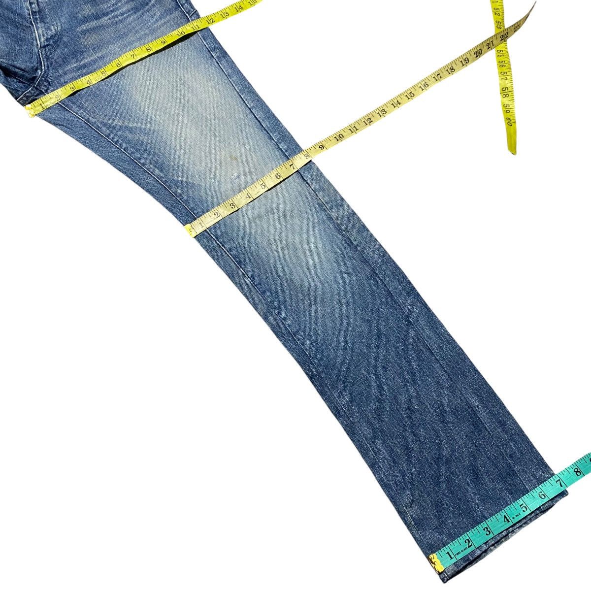 Japanese Brand ICHI MIRI Blue Denim Jeans Size US 33 - 18 Thumbnail