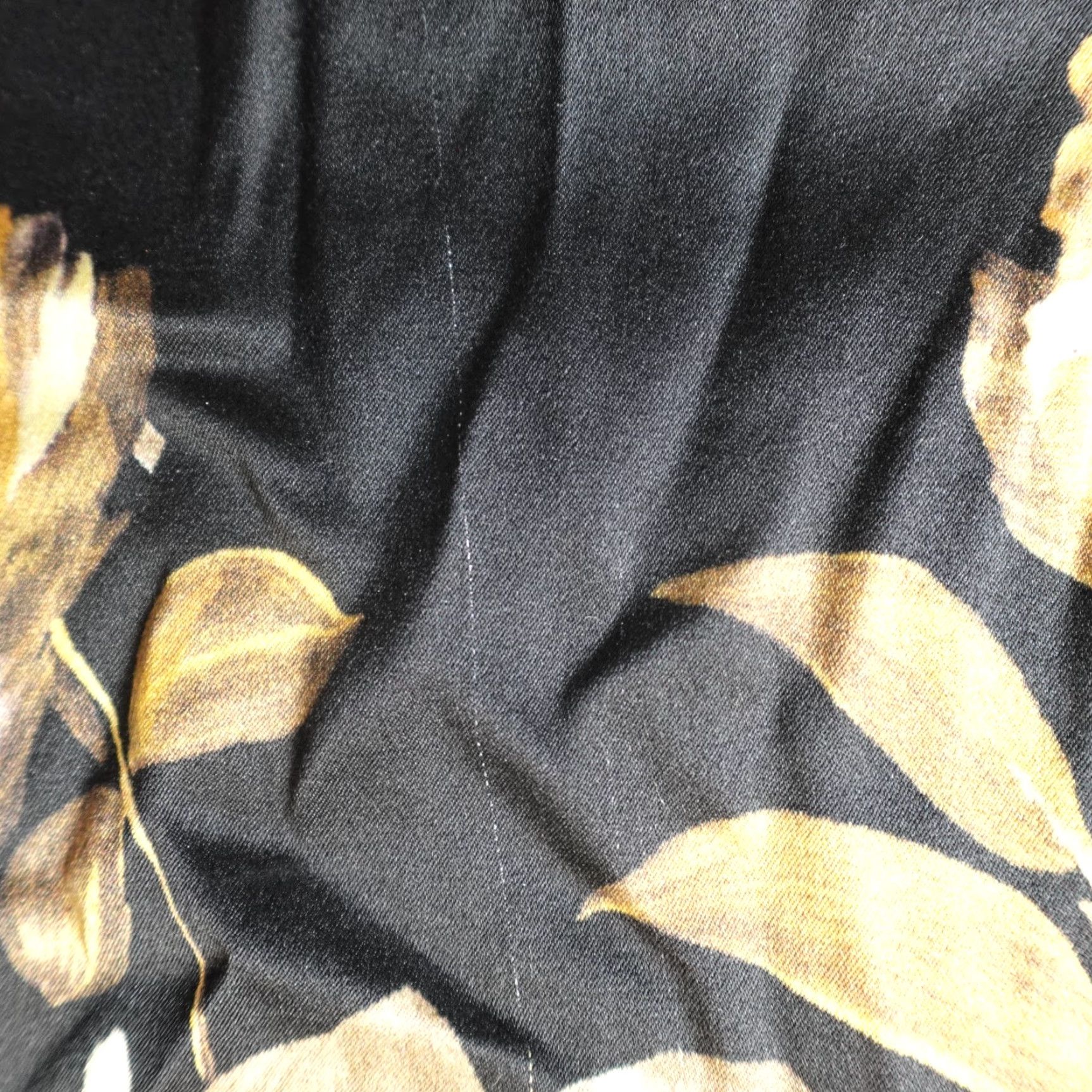 St. John St.John Womens Blouse Top Medium Black Silk Floral Sleeveless Pullover Casual Party/Cocktail Size M / US 6-8 / IT 42-44 - 3 Thumbnail