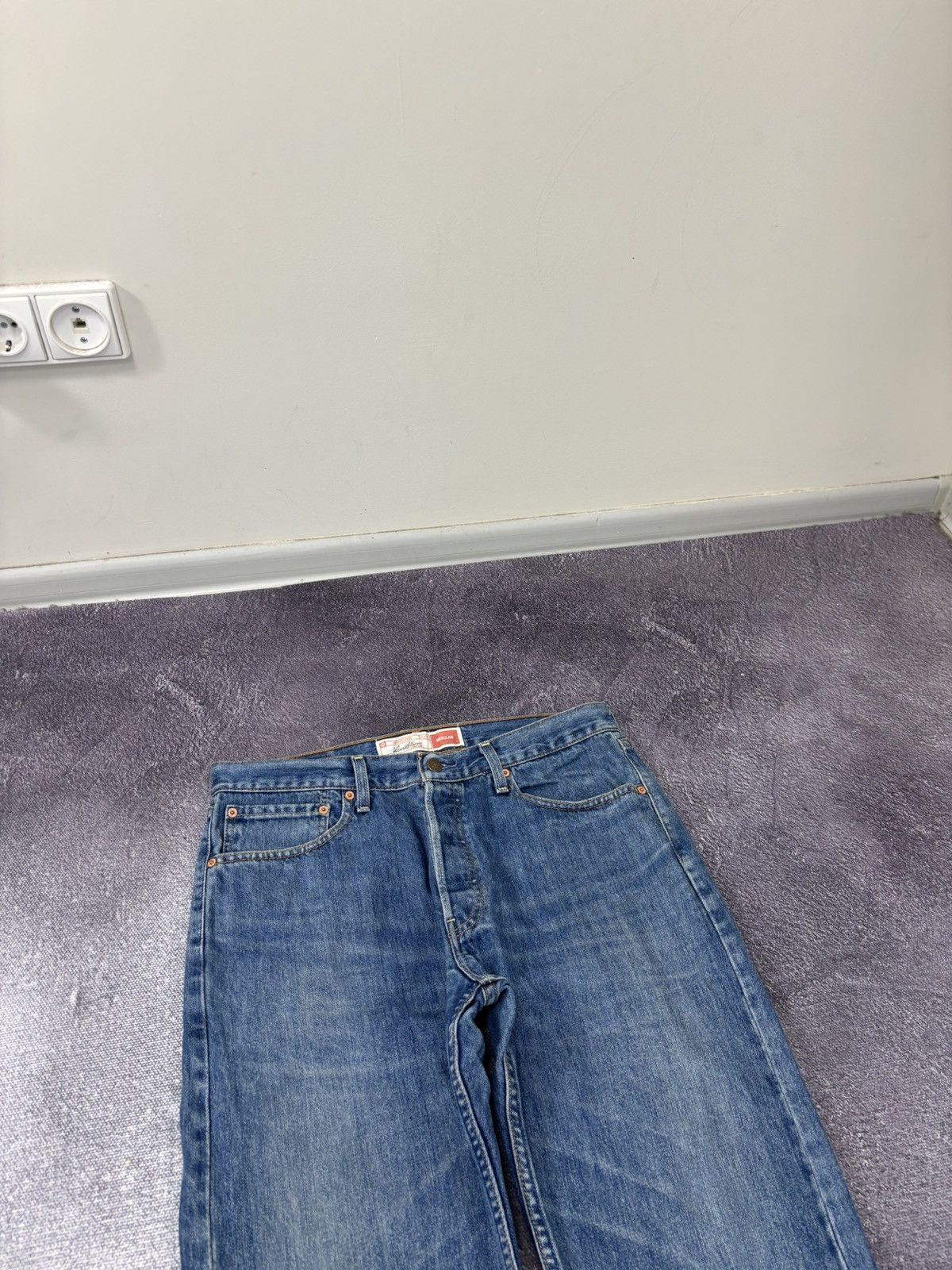 Levi's Vintage Levi’s Signature USA Hype Blue Denim Baggy Jeans Size US 34 / EU 50 - 9 Thumbnail