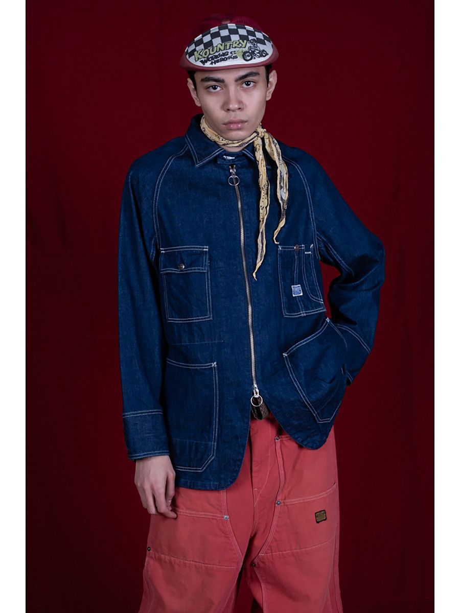 Kapital kapital 11.5oz denim ZIPPER coverall jacket Size US M / EU 48-50 / 2 - 10 Thumbnail