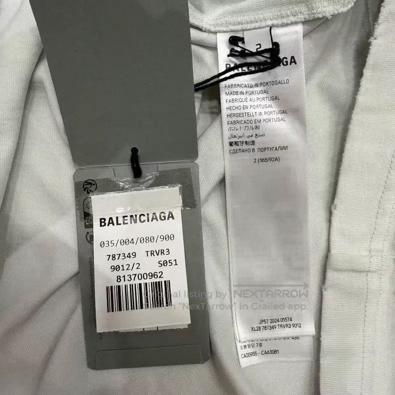 Balenciaga Balenciaga Valentine's Day Series Solid Color Logo Print S Size US M / EU 48-50 / 2 - 7 Thumbnail
