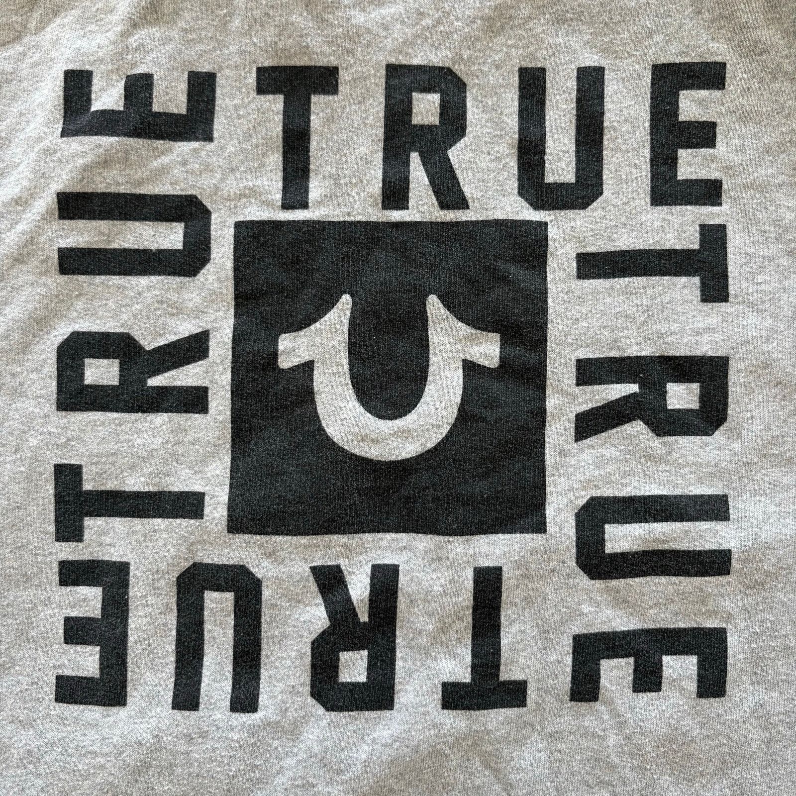 True Religion True Religion Grey Box Hoodie Size US XL / EU 56 / 4 - 2 Thumbnail