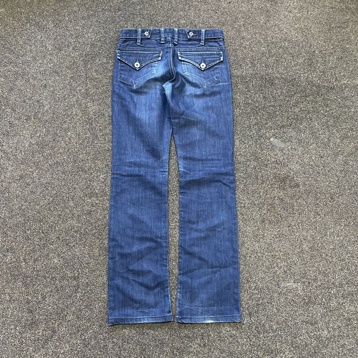Vintage Vintage Y2K Sun Faded Baggy Wide Leg Jeans Skate Grunge Logo Size 34" / US 12 / IT 48 - 3 Thumbnail
