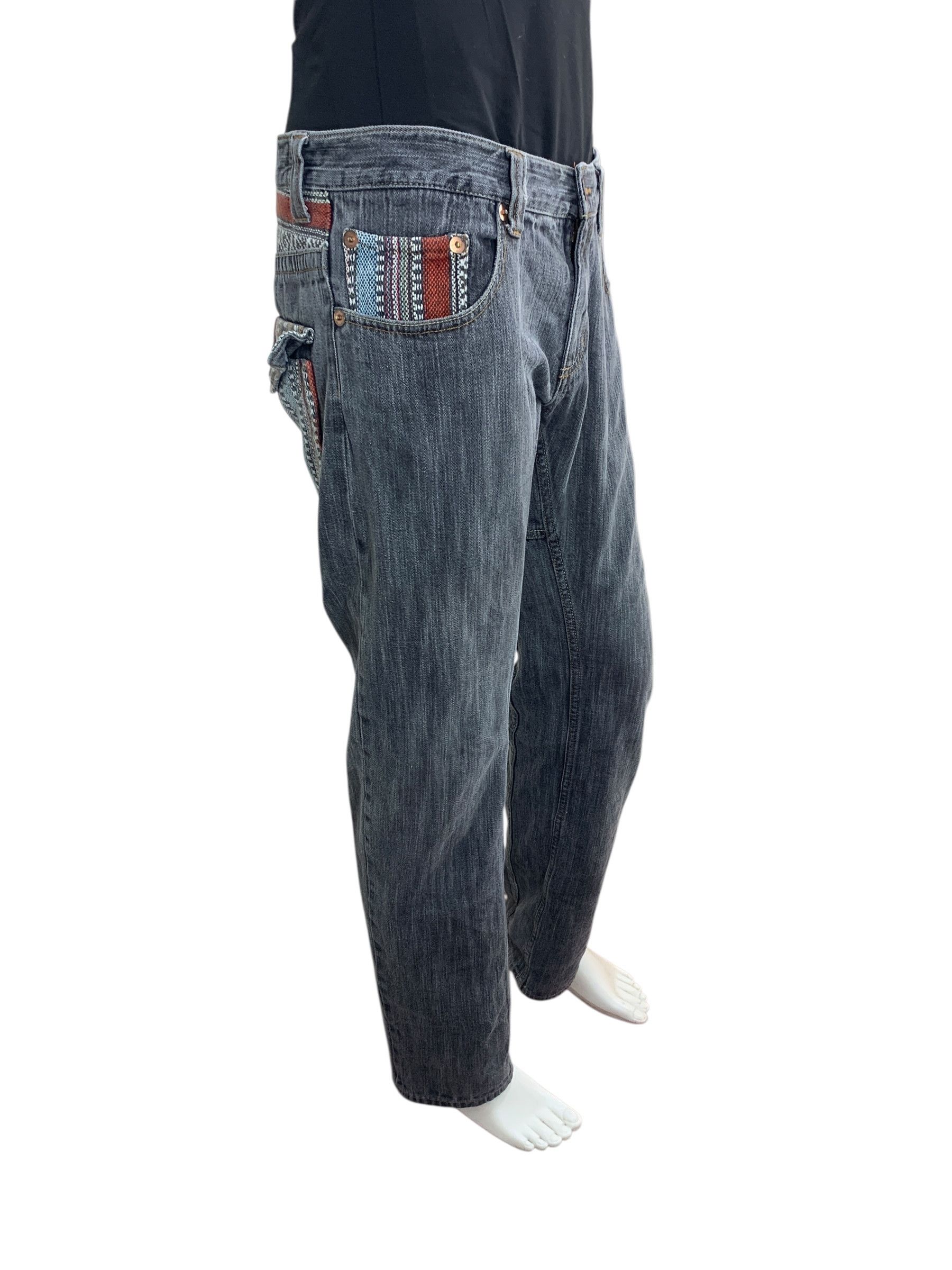 Japanese Brand Modish Double Waist Jeans Size US 34 / EU 50 - 5 Thumbnail