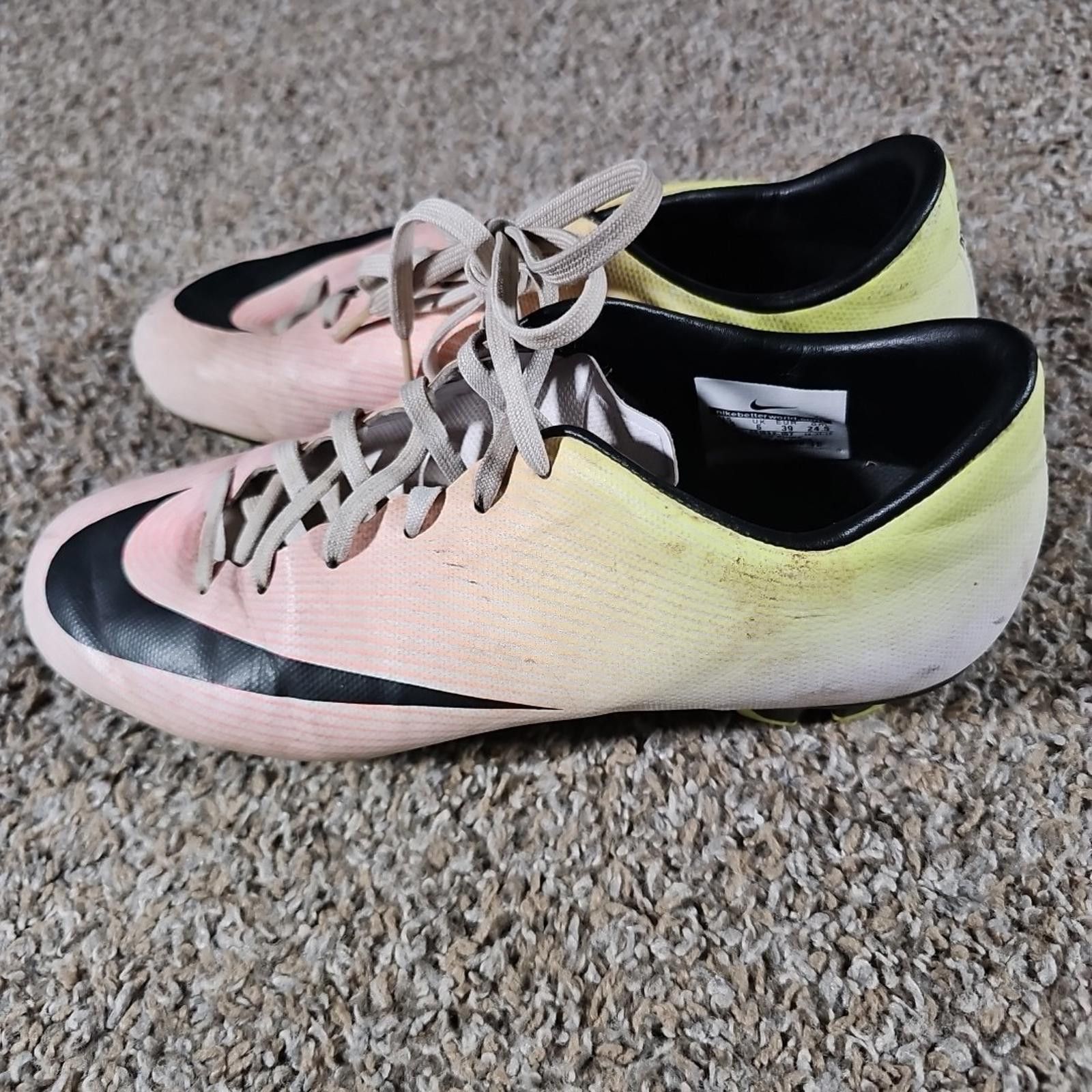 Nike Nike Mercurial 651632-107 Cleats Sz 6.5 UK6 Size ONE SIZE - 5 Thumbnail