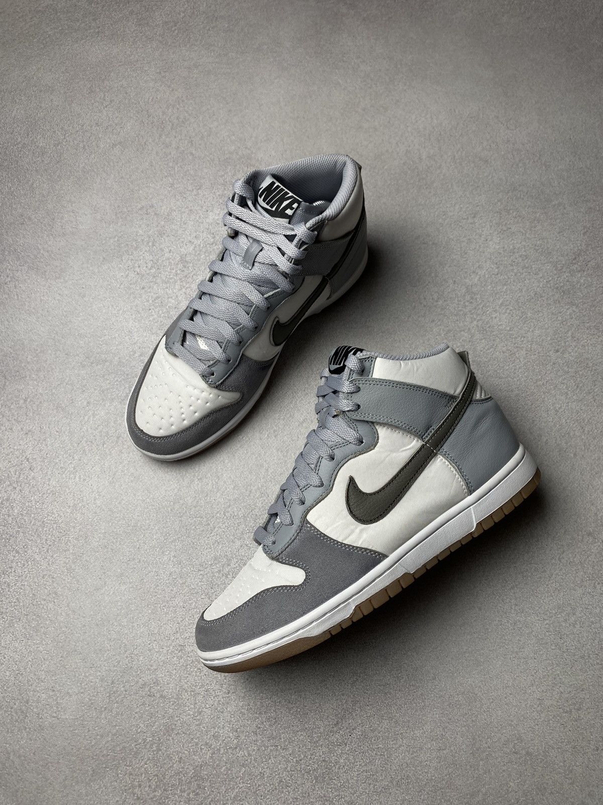 Nike 🔥RARE🔥 1 OF 1 Nike Dunk ID Low sneakers grey / white US8 Size US 8 / EU 41 - 1 Thumbnail