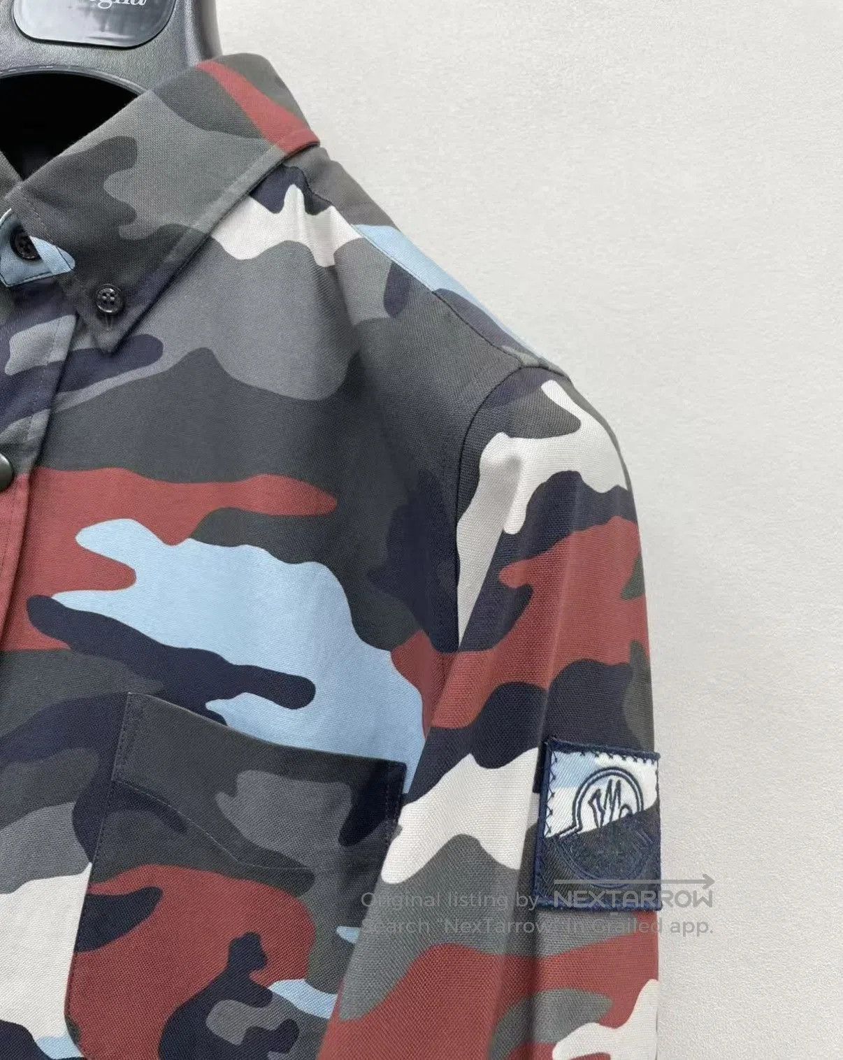 Moncler Multi Camouflage Long Sleeve Button. Size US XS / EU 42 / 0 - 3 Thumbnail