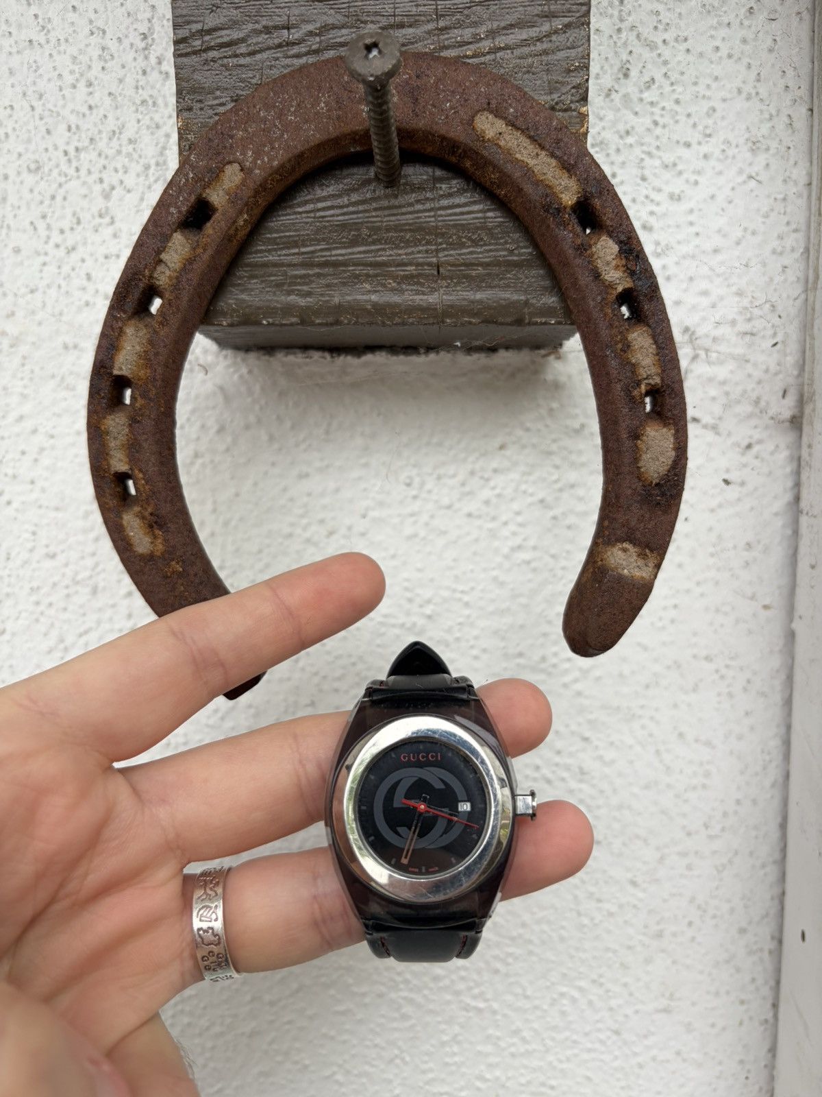 Gucci Authentic 36mm Gucci Sync Quartz Rubber Band Watch Size ONE SIZE - 1 Thumbnail
