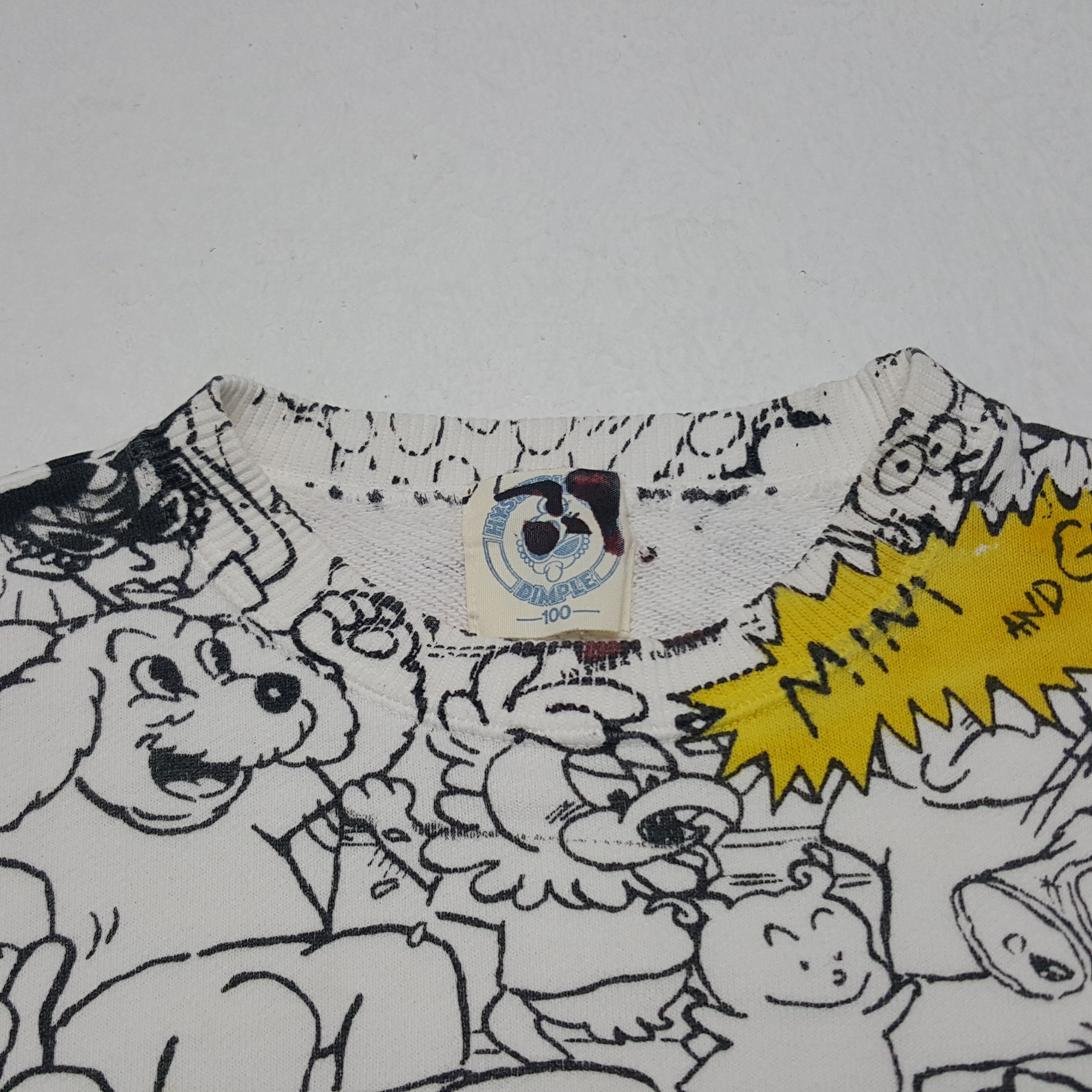 Hysteric Glamour × Japanese Brand × Vintage Vintage Hysteric Glamour Japanese Cartoon Fullprint Tshirt Size US XS / EU 42 / 0 - 5 Thumbnail