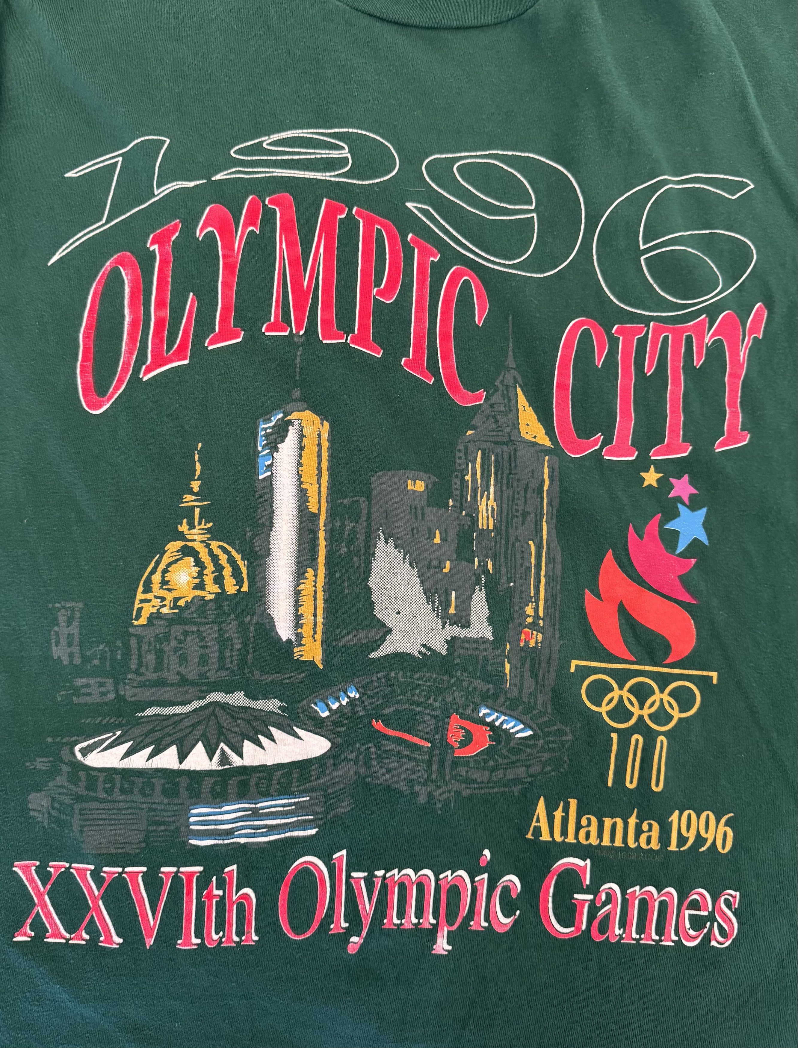 USA Olympics Vintage 1996 Atlanta USA Olympic Games T-shirt Size US XL / EU 56 / 4 - 6 Thumbnail