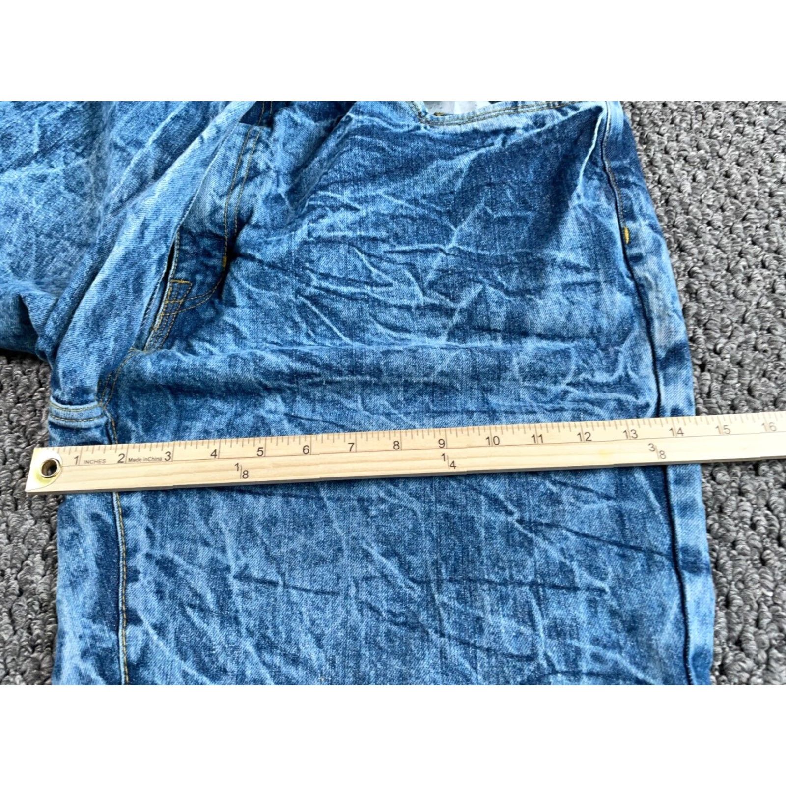 Rocawear VINTAGE Rocawear 90s Baggy Tapered Jeans Men's 44 x 36 Acid Wash Blue Denim Size US 44 / EU 60 - 7 Thumbnail