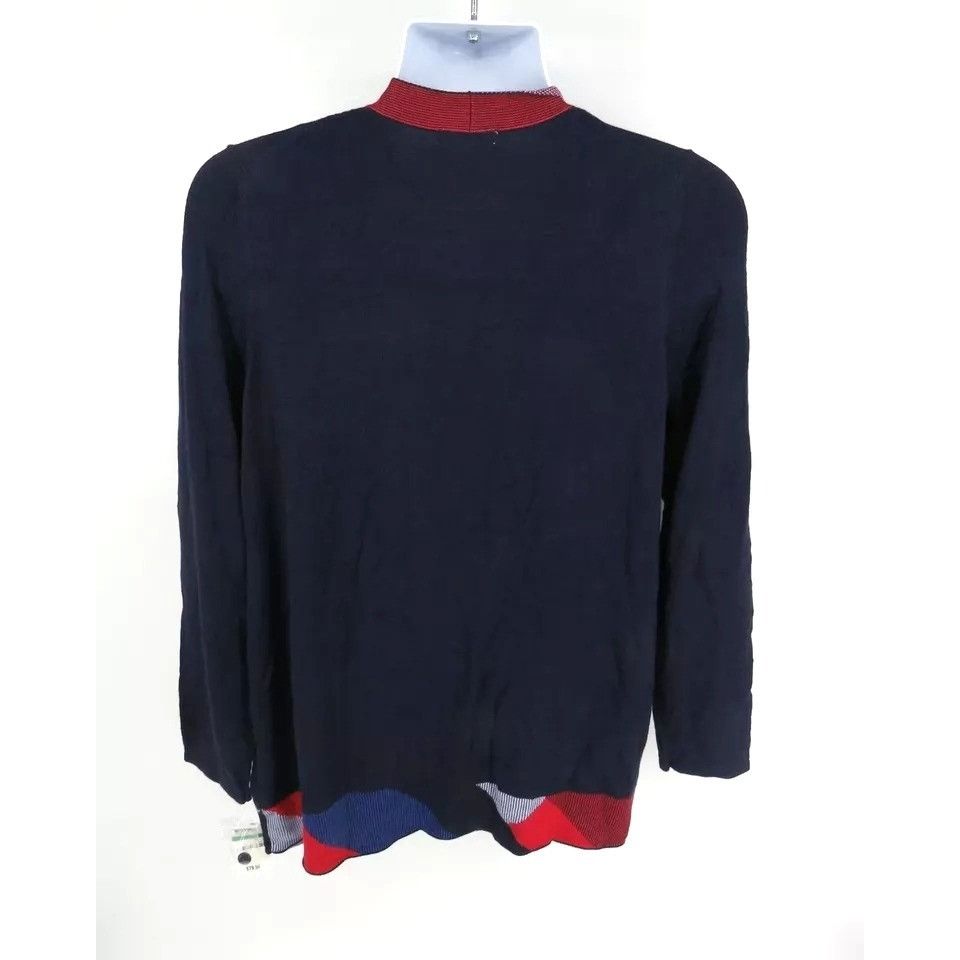 Charter Club Charter Club Women's Large Cardigan Sweater Blue NWT $79.50 Size L / US 10 / IT 46 - 4 Thumbnail