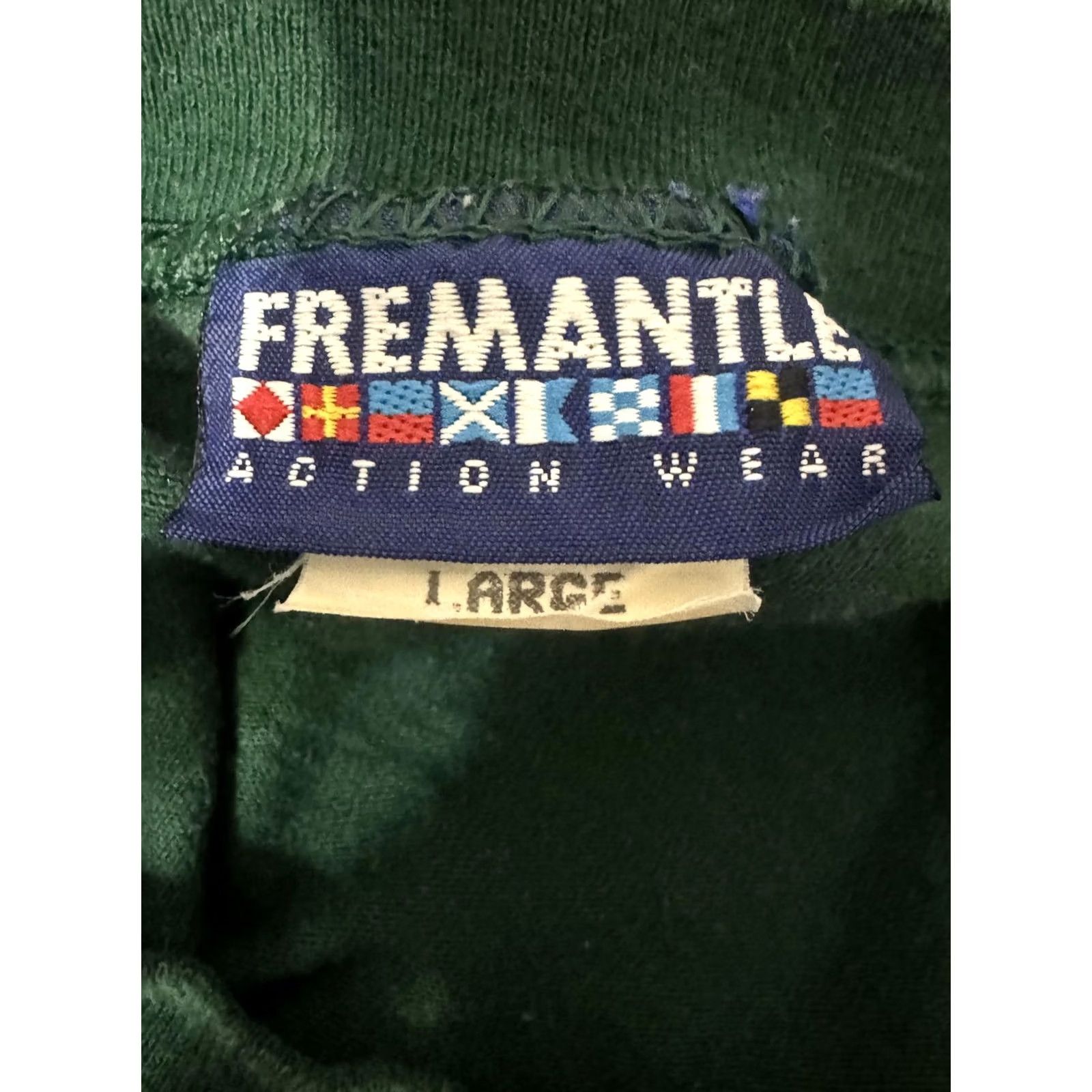 Vintage VINTAGE Fremantle Men's Large Long Sleeve Shirt Green Size US L / EU 52-54 / 3 - 3 Thumbnail