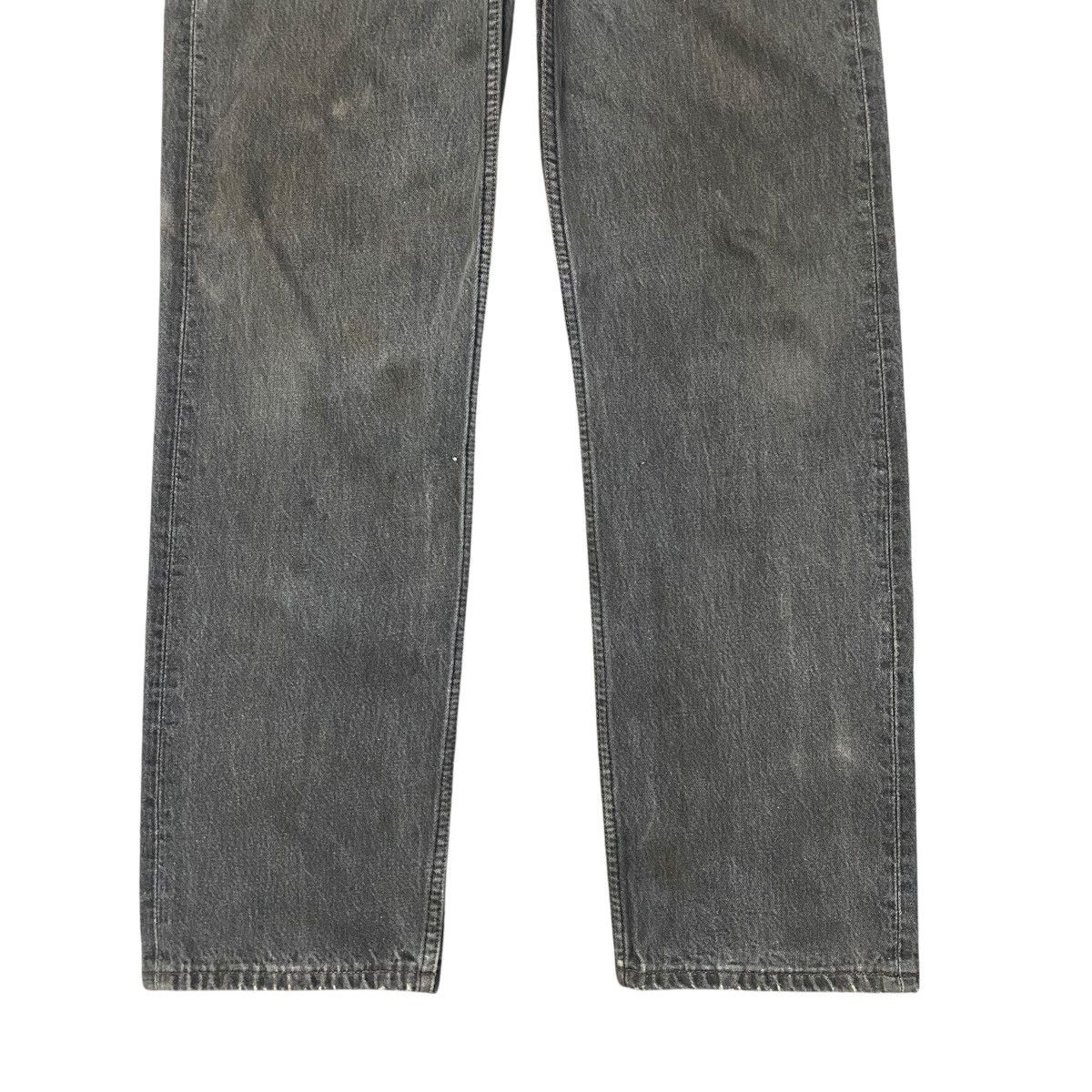 Vintage 90s Levis 501 Charcoal Jeans Distressed
