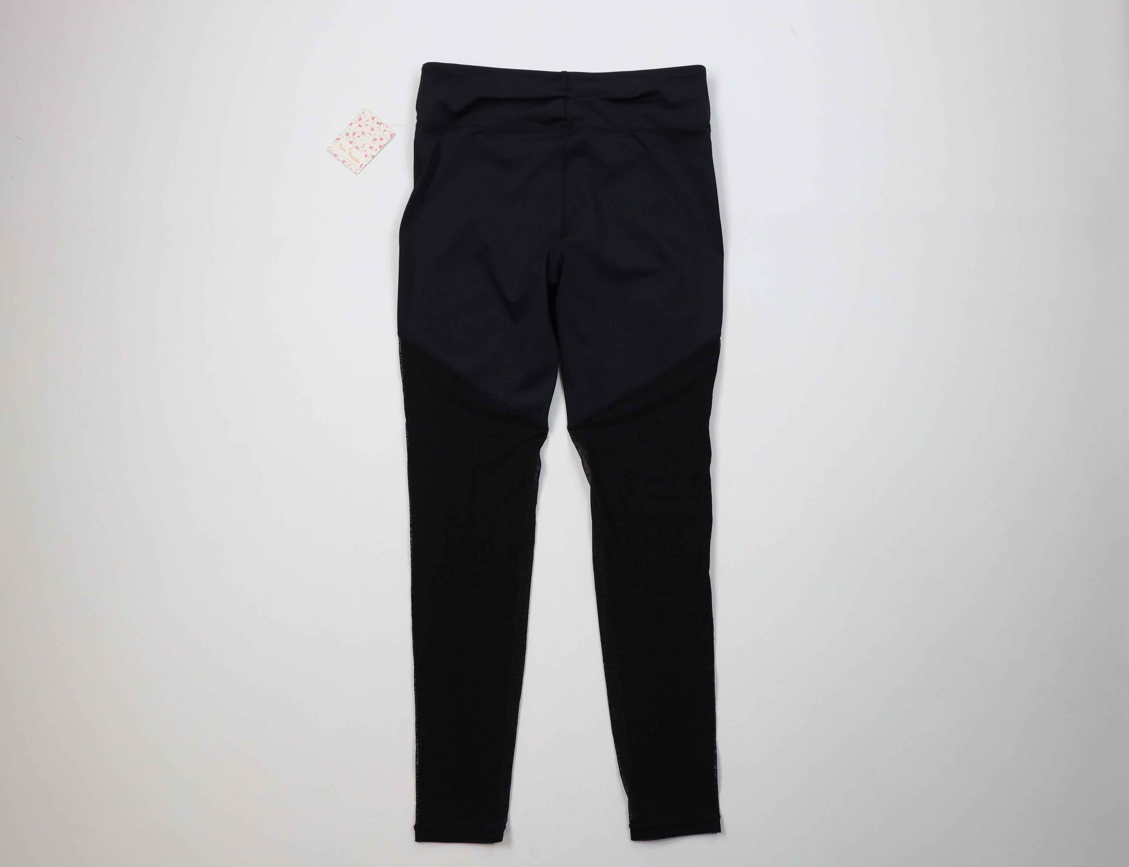 Free People New Free People Mesh Polka Dot Elena Leggings Pants Black Size 28" / US 6 / IT 42 - 8 Thumbnail