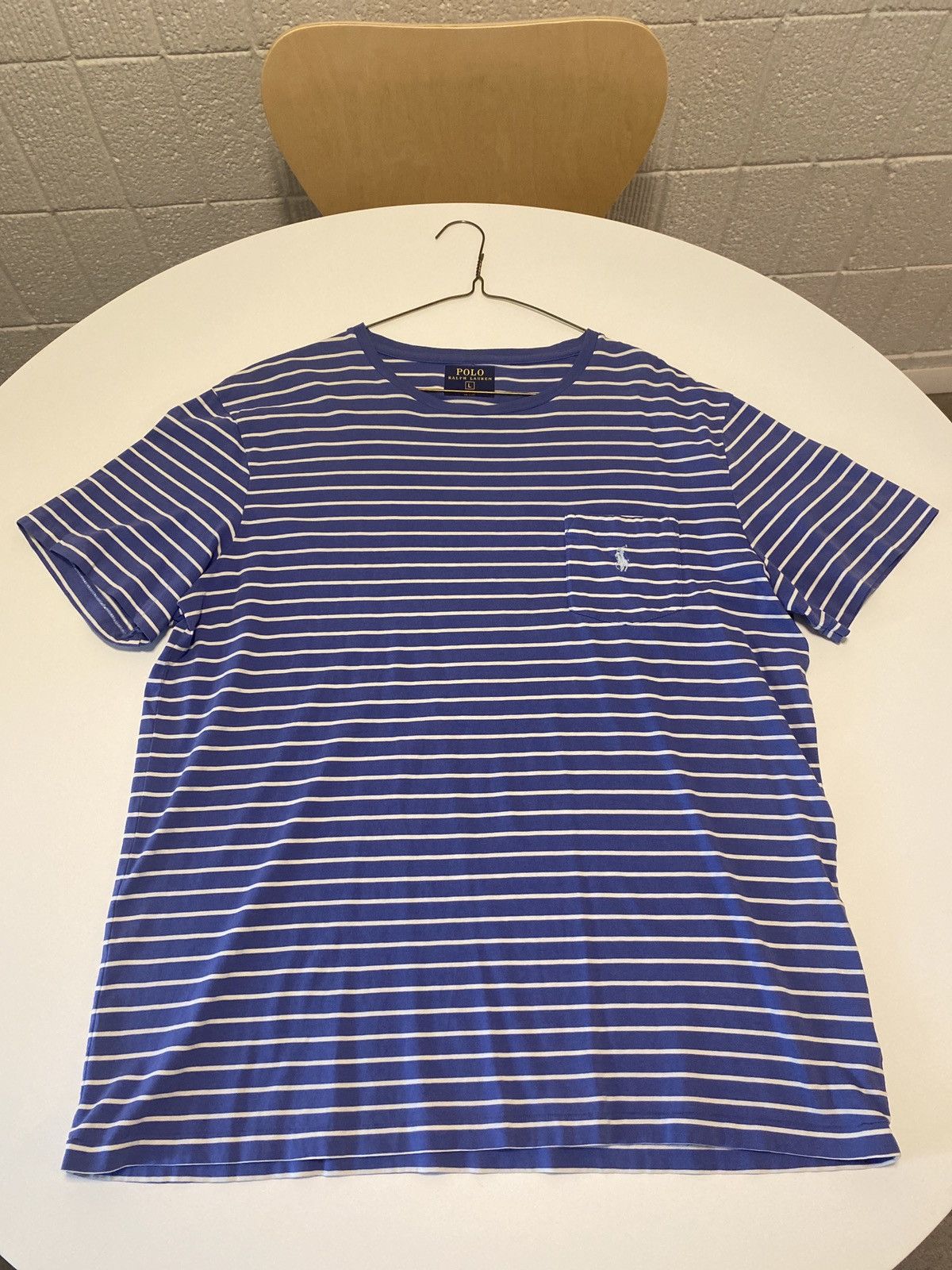 Ralph Lauren Polo Ralph Lauren mens striped t-shirt size L turquoise pony Size US L / EU 52-54 / 3 - 1 Thumbnail