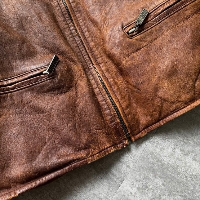 Pelle Pelle Vintage Pelle Pelle leather biker jacket Size US L / EU 52-54 / 3 - 11 Thumbnail