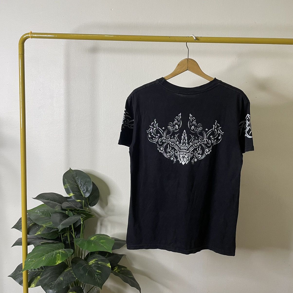 If Six Was Nine Vintage Y2K Affliction Cyber Gothic Punk Grunge T Shirt Size US M / EU 48-50 / 2 - 6 Thumbnail