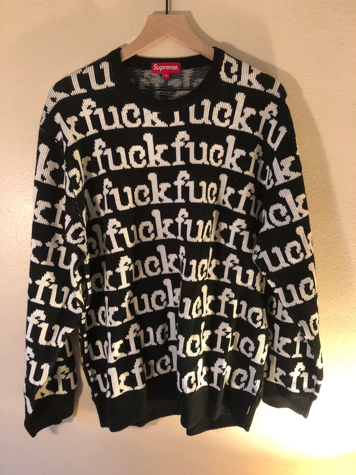 Supreme Supreme Fuck Sweater Size Xl | Grailed