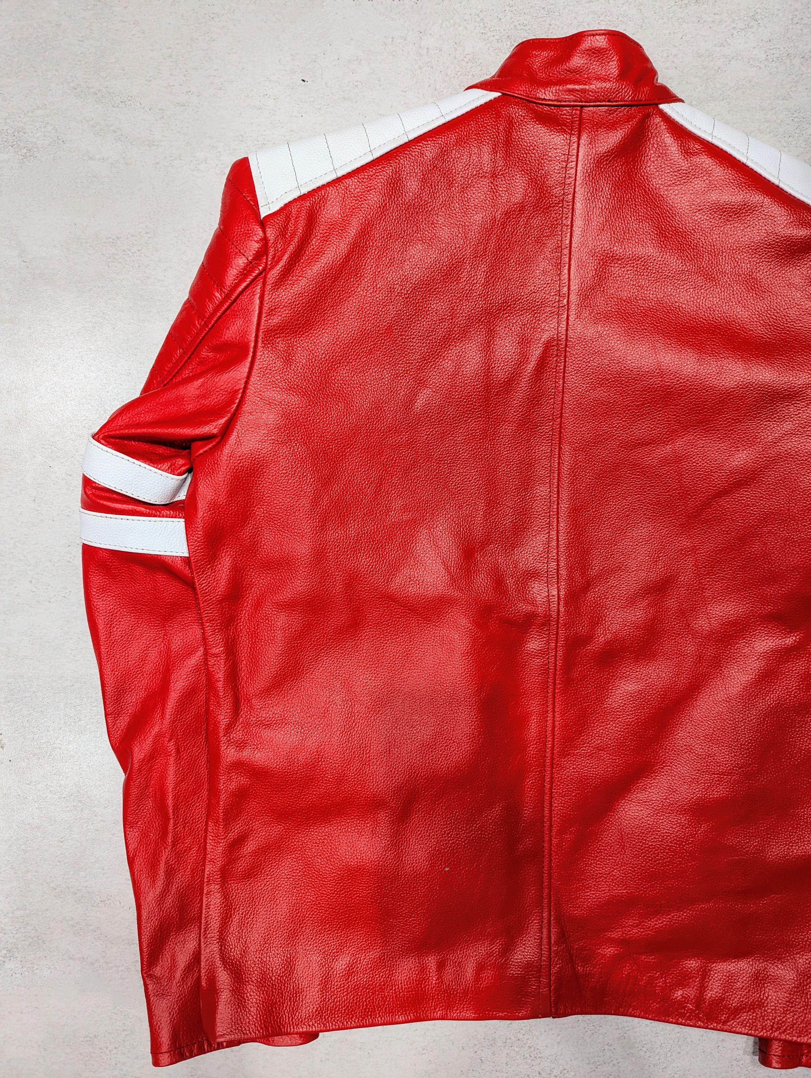 Genuine Leather Men's Fashion Leather Jacket Streetwear Size US XXL / EU 58 / 5 - 6 Thumbnail