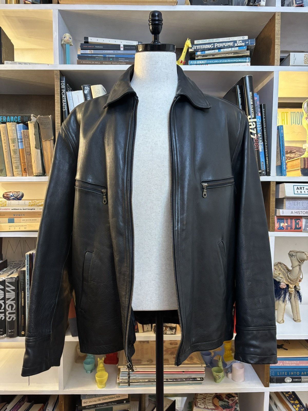 Vintage First Genuine Leather Jacket Size US XL / EU 56 / 4 - 1 Thumbnail