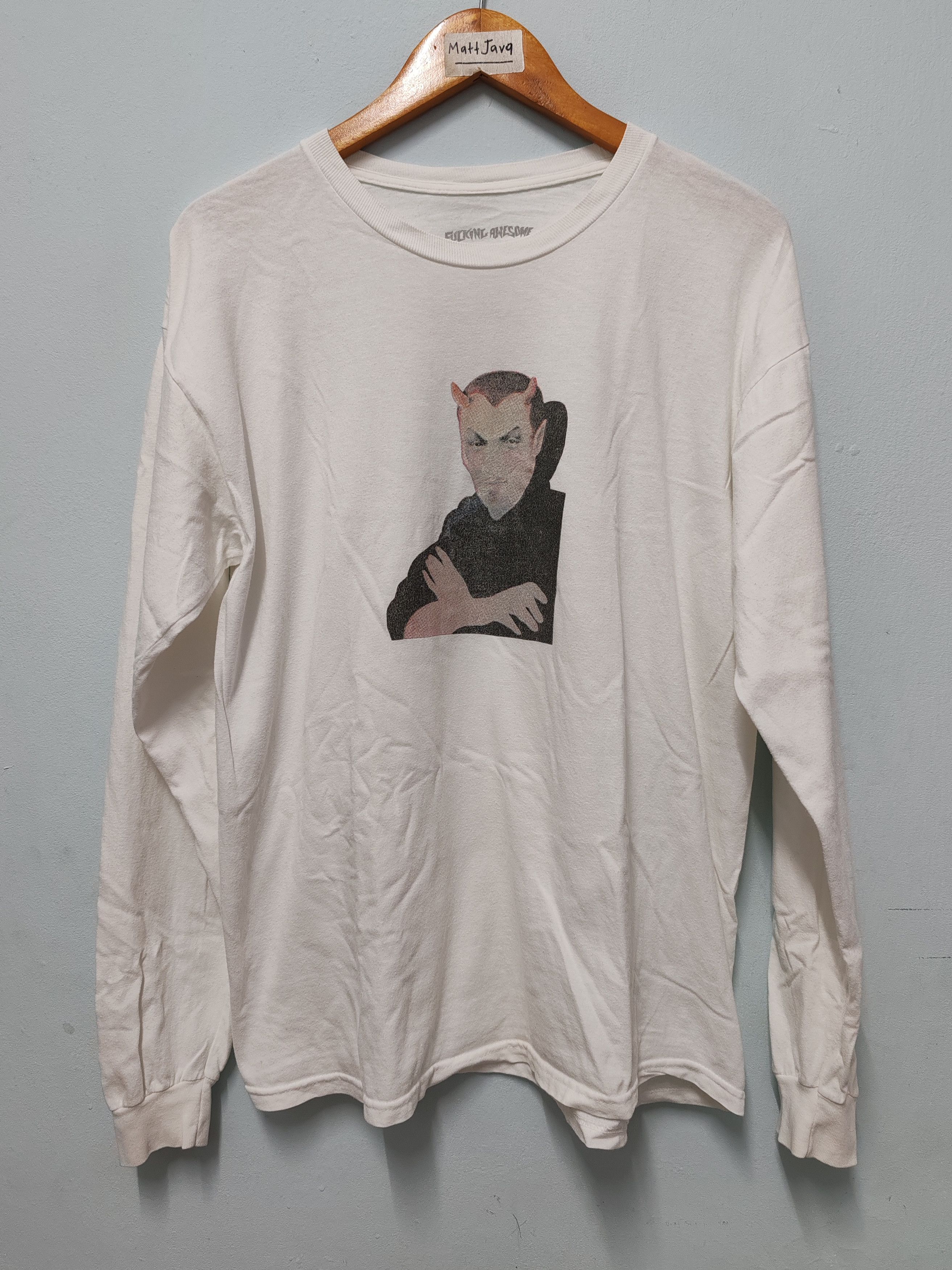 Fucking Awesome Fucking Awesome Act Of Contrition Long Sleeve Tee Streetwear Size US L / EU 52-54 / 3 - 3 Thumbnail