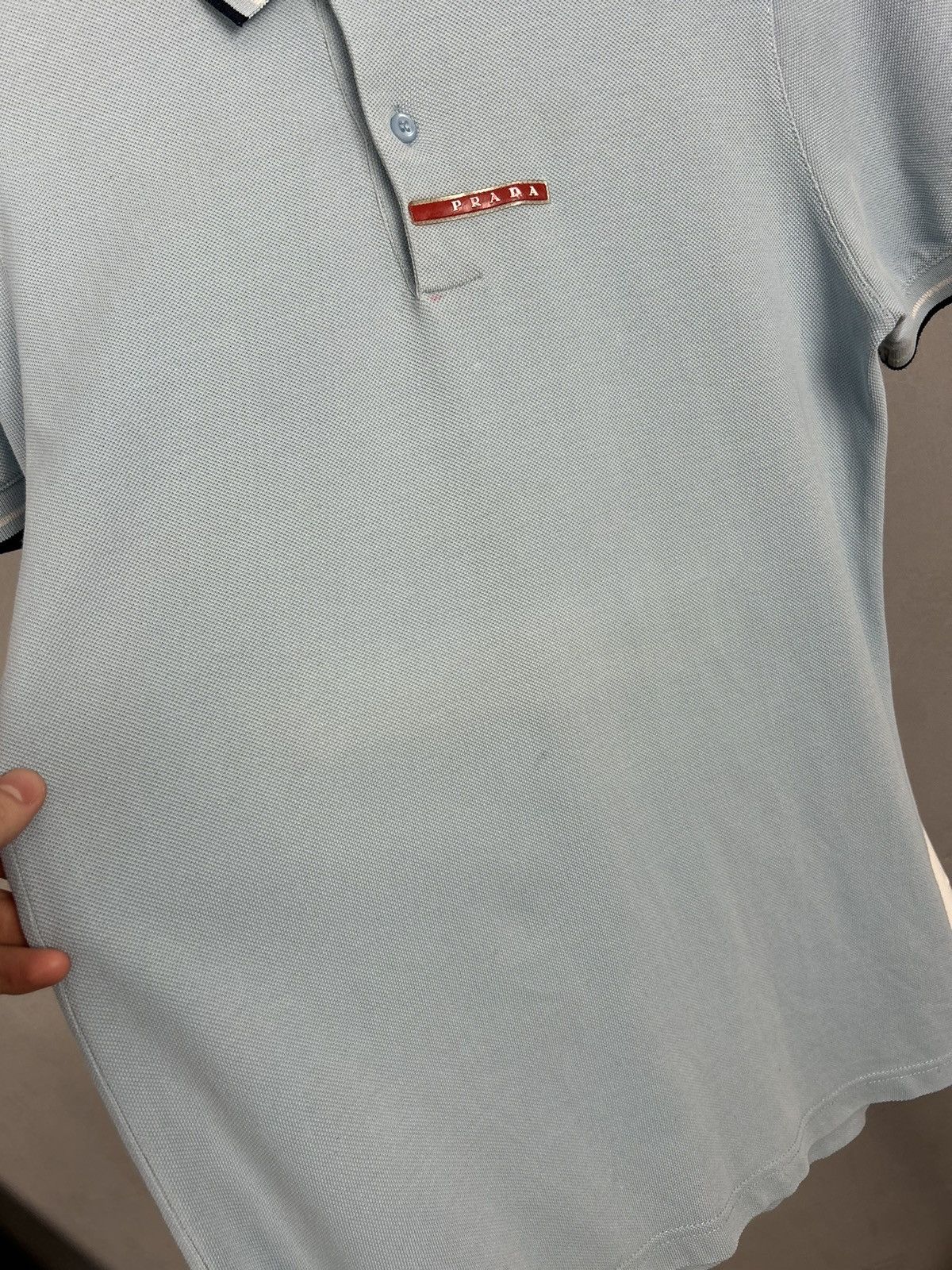Prada Prada red tab polo shirt rare Size US S / EU 44-46 / 1 - 7 Thumbnail