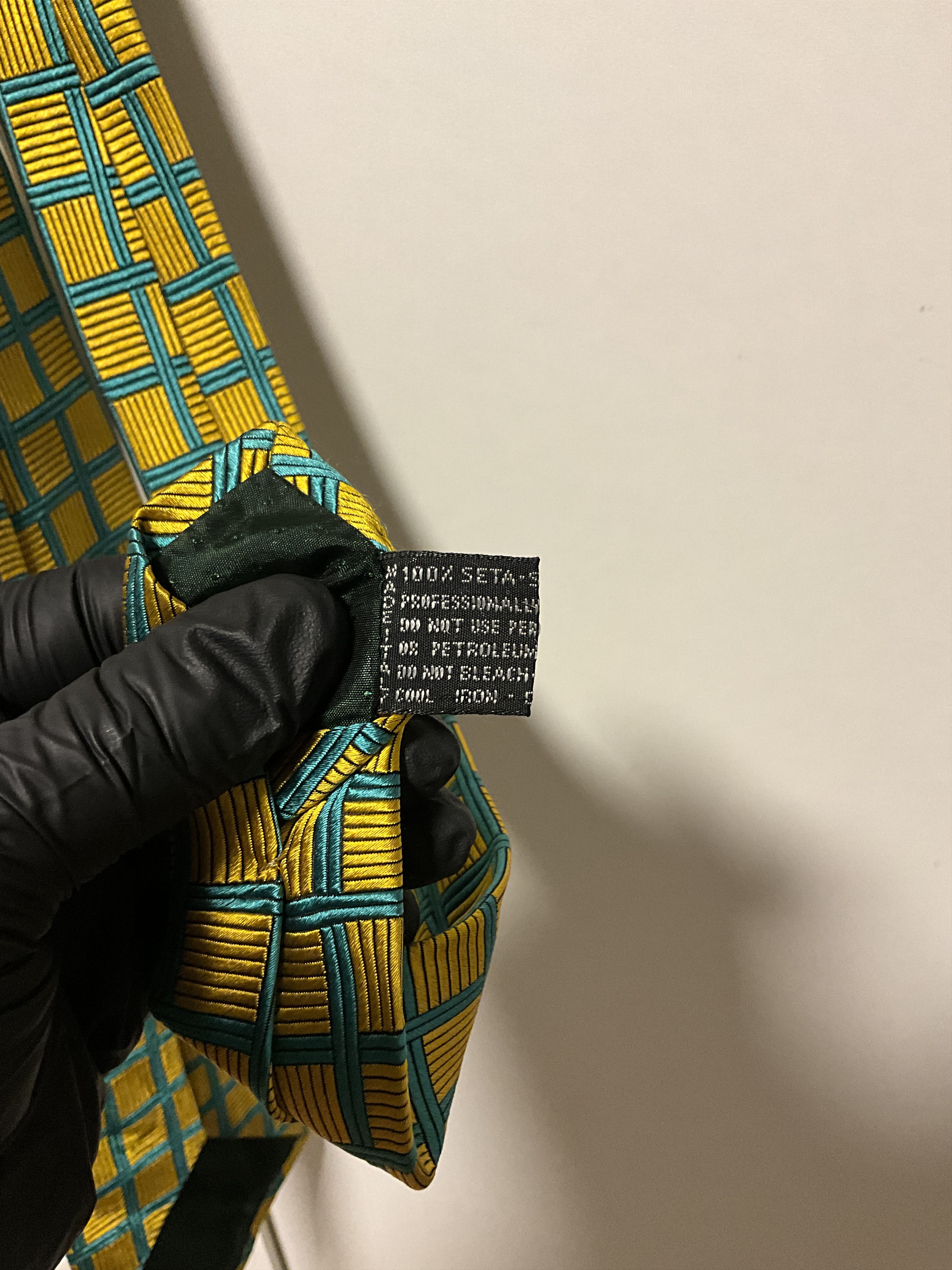 Versace × Vintage Gianni Versace vintage silk gold tie Size ONE SIZE - 5 Thumbnail