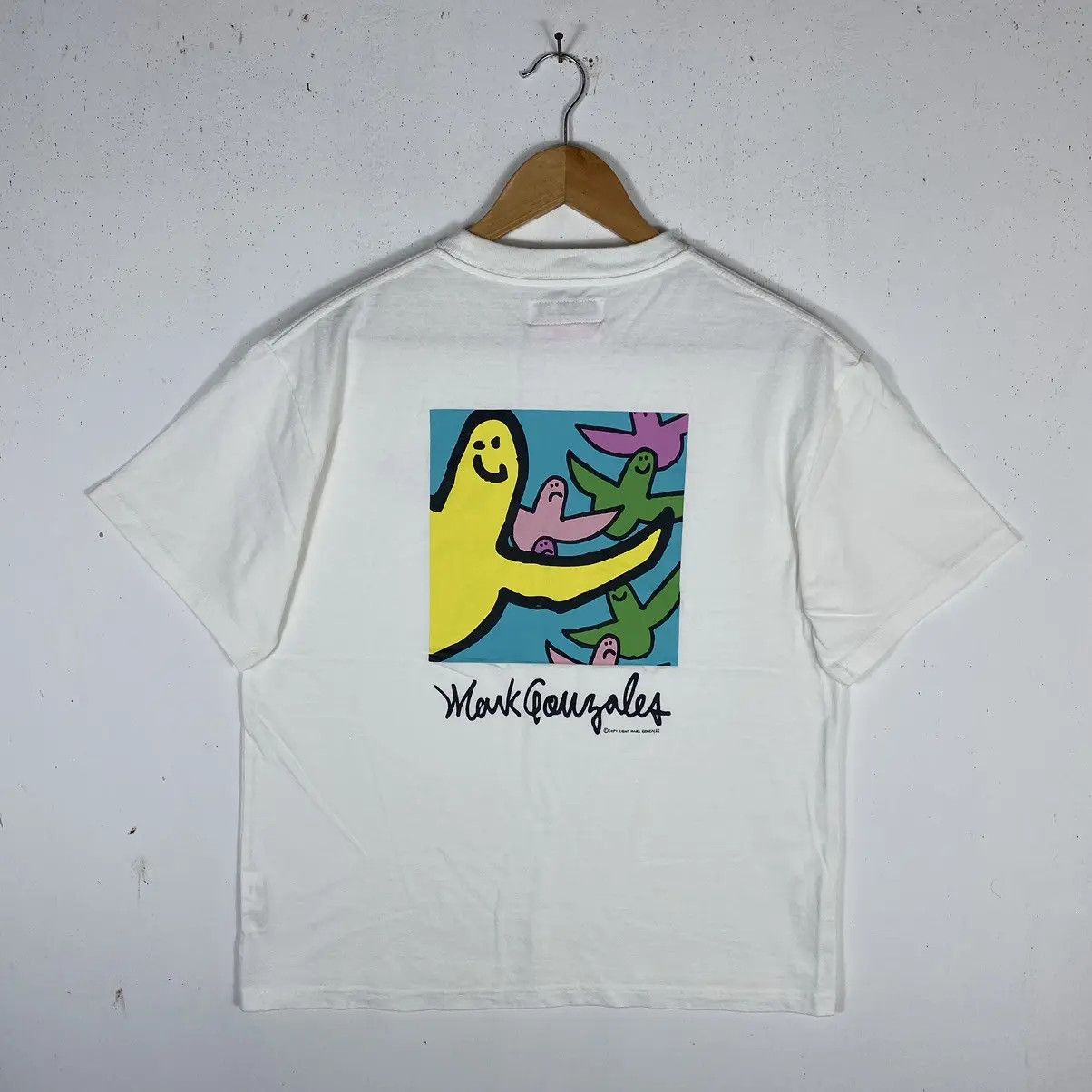 Japanese Brand MARK GONZALES Street Artist Skater Pop Art Graphic Logo Tee Size US M / EU 48-50 / 2 - 2 Thumbnail