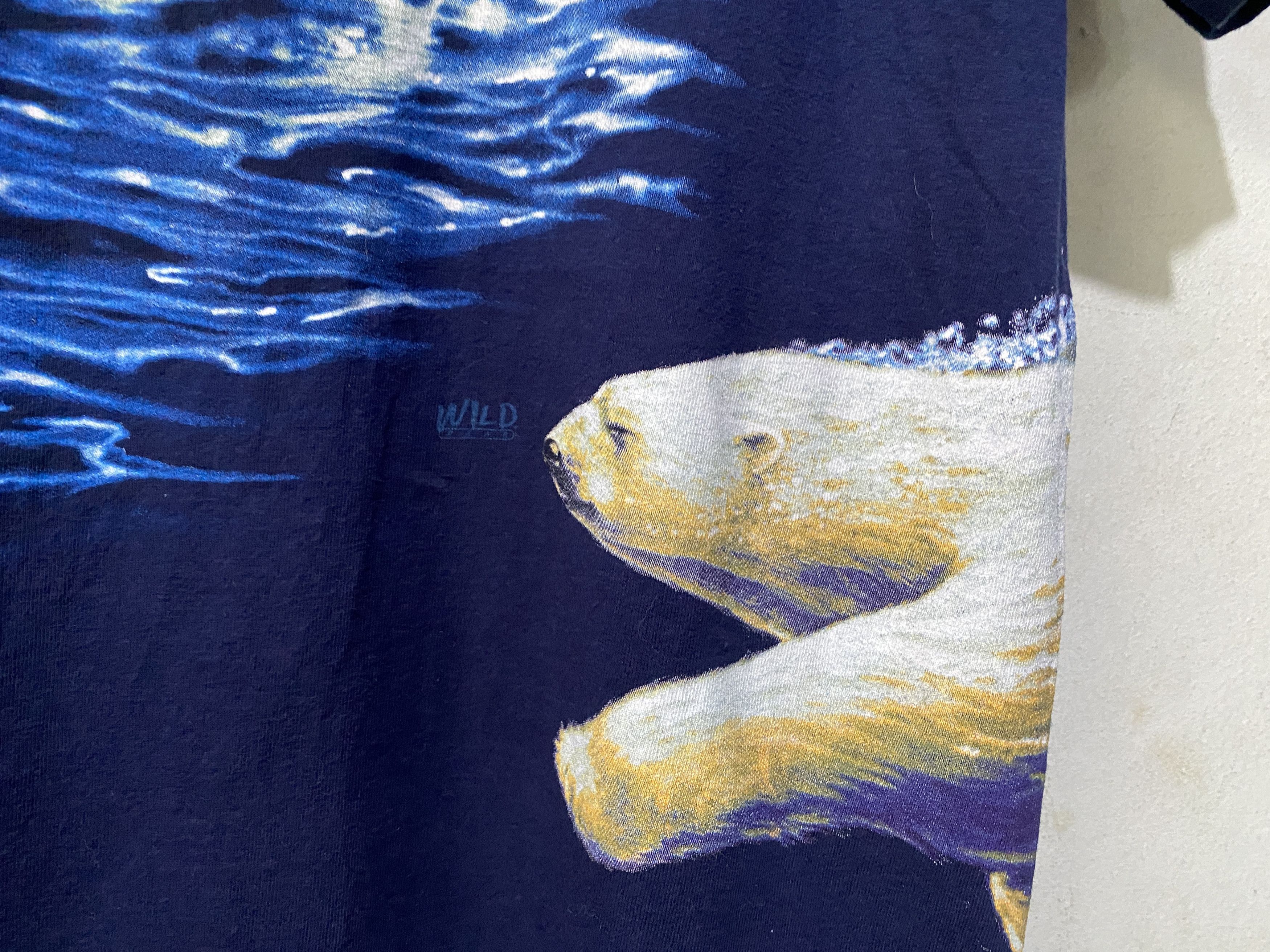 Vintage Vintage 90s Polar Bear Shirt Size US L / EU 52-54 / 3 - 3 Thumbnail