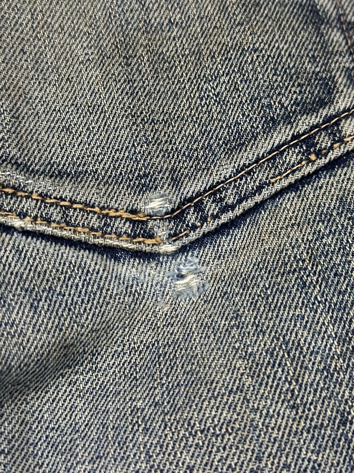 Denime Distress Vintage Denim Selvedge . Size US 32 / EU 48 - 19 Thumbnail
