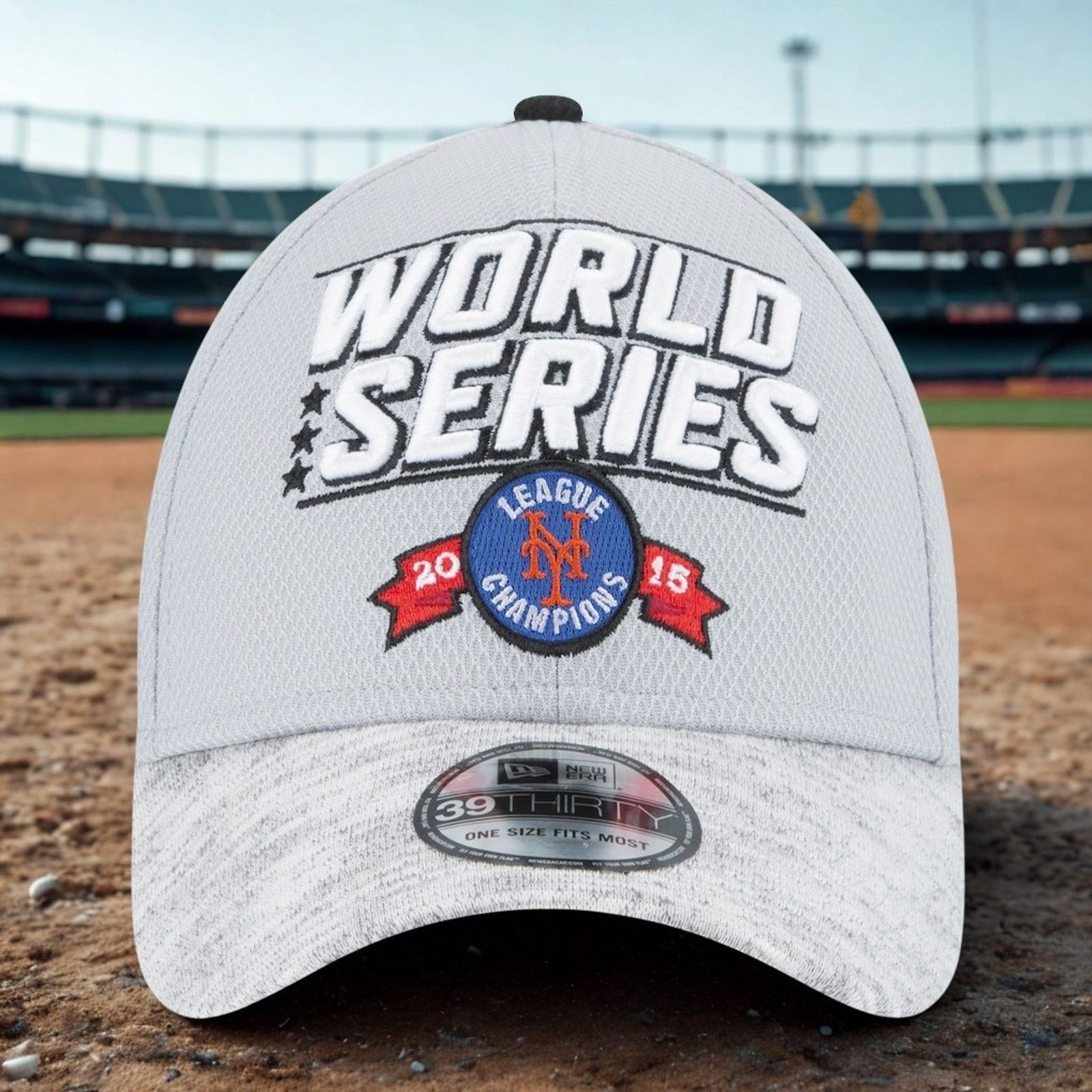 New Era New York Mets '15 NL Champions Flex Hat World Series New Era Size ONE SIZE - 13 Thumbnail