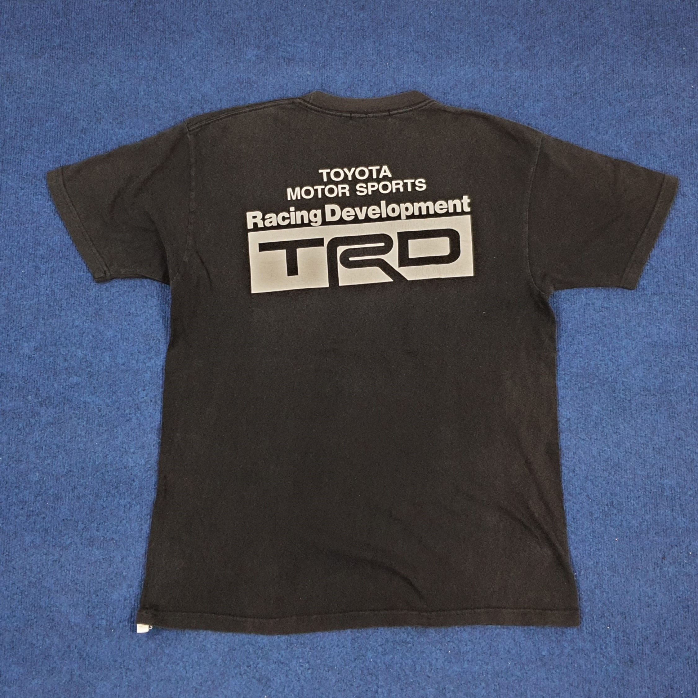 Japanese Brand × Vintage Vintage TRD Toyota Motor Sports Japan Racing Team Tshirt Size US L / EU 52-54 / 3 - 1 Thumbnail