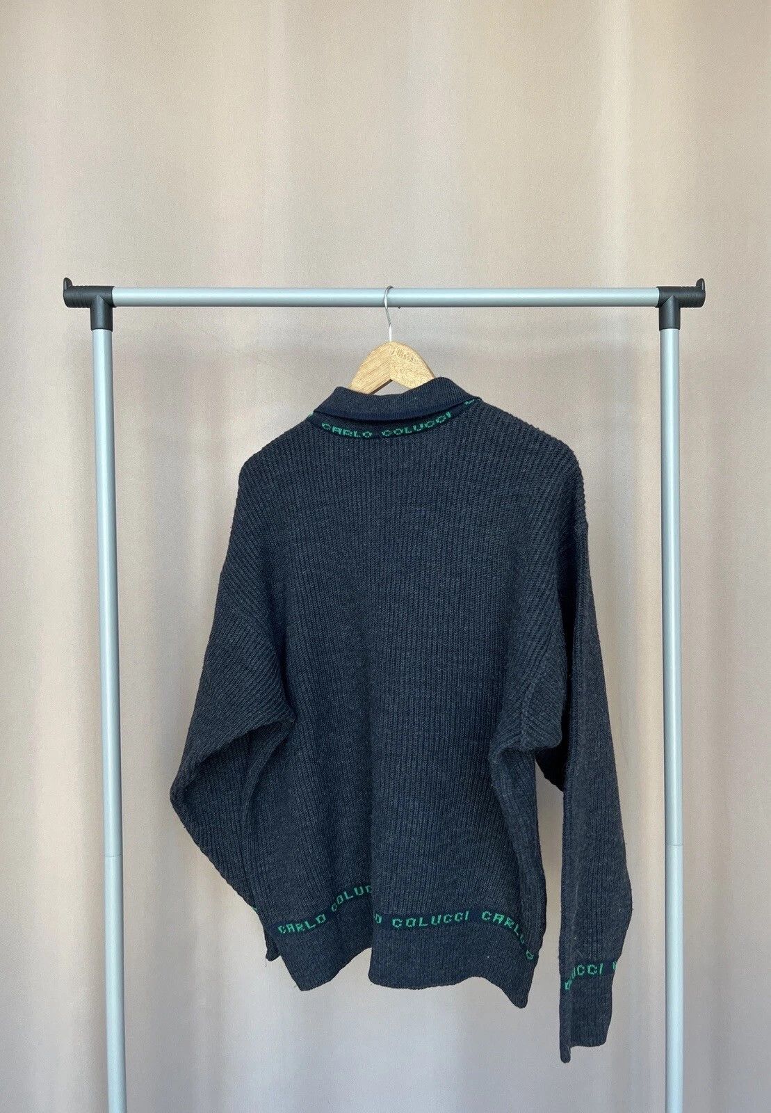 Carlo Colucci Carlo Colucci Wool Sweater Mens Size 50 or M Logo Pullover Size US M / EU 48-50 / 2 - 6 Thumbnail