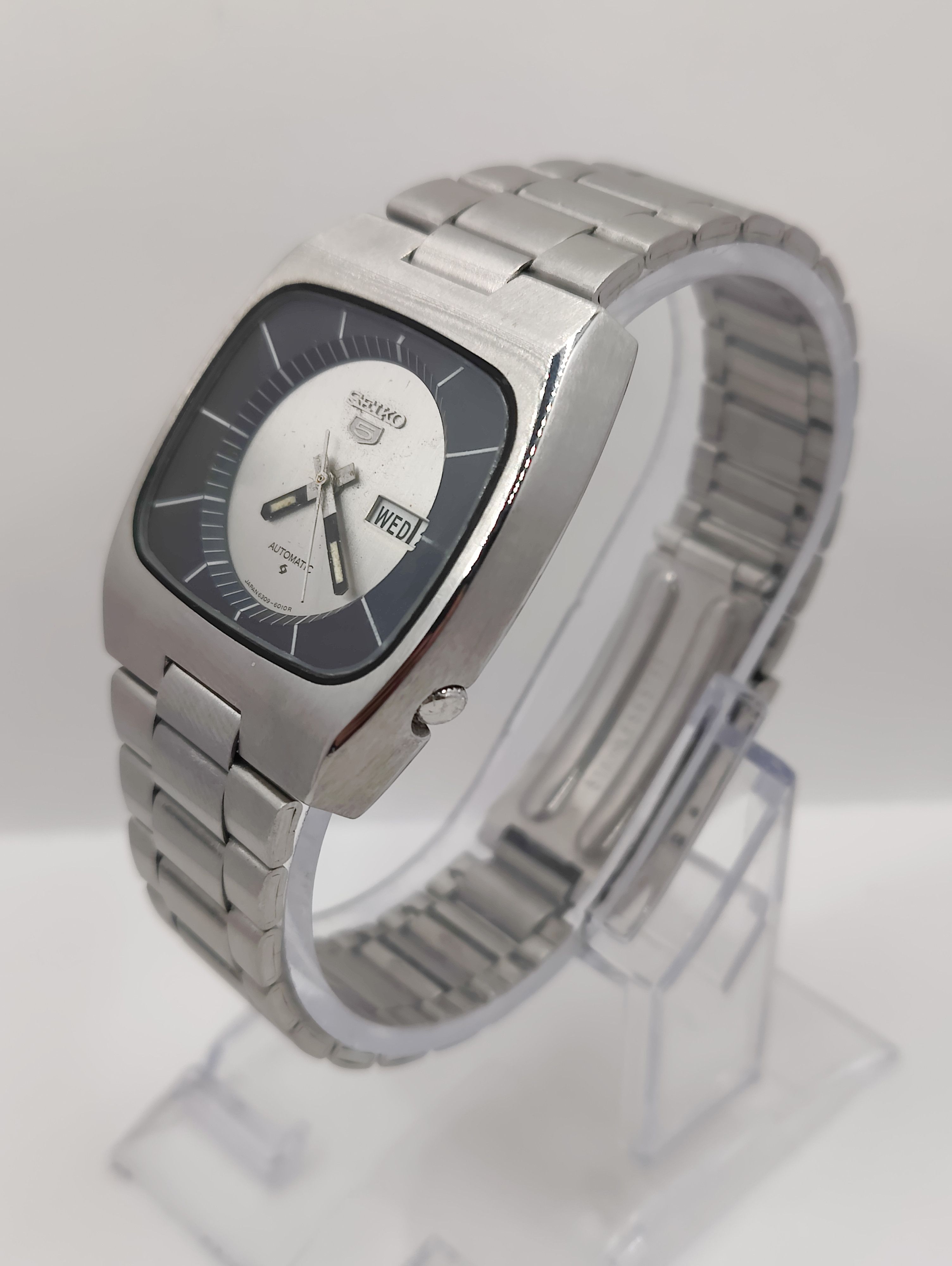 Seiko Seiko5 Automatic Day/Date Men's wrist watch Japan Size 36 - 1 Thumbnail