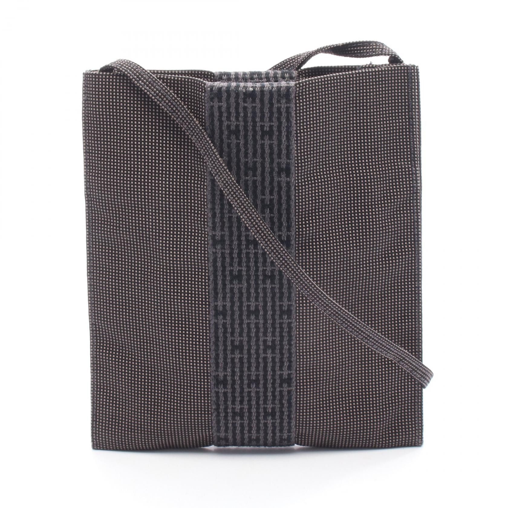 Hermes Hermes Hermes Herline nylon canvas shoulder bag Textile Shoulder Bag DUTY FREE for USA Size ONE SIZE - 1 Thumbnail