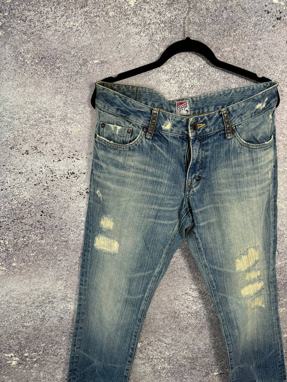 Japanese Brand × Prps × Vintage PRPS JAPAN DENIM VINTAGE PURPLE LABEL IMPALA JEANS DSTD Size 30" / US 8 / IT 44 - 2 Thumbnail