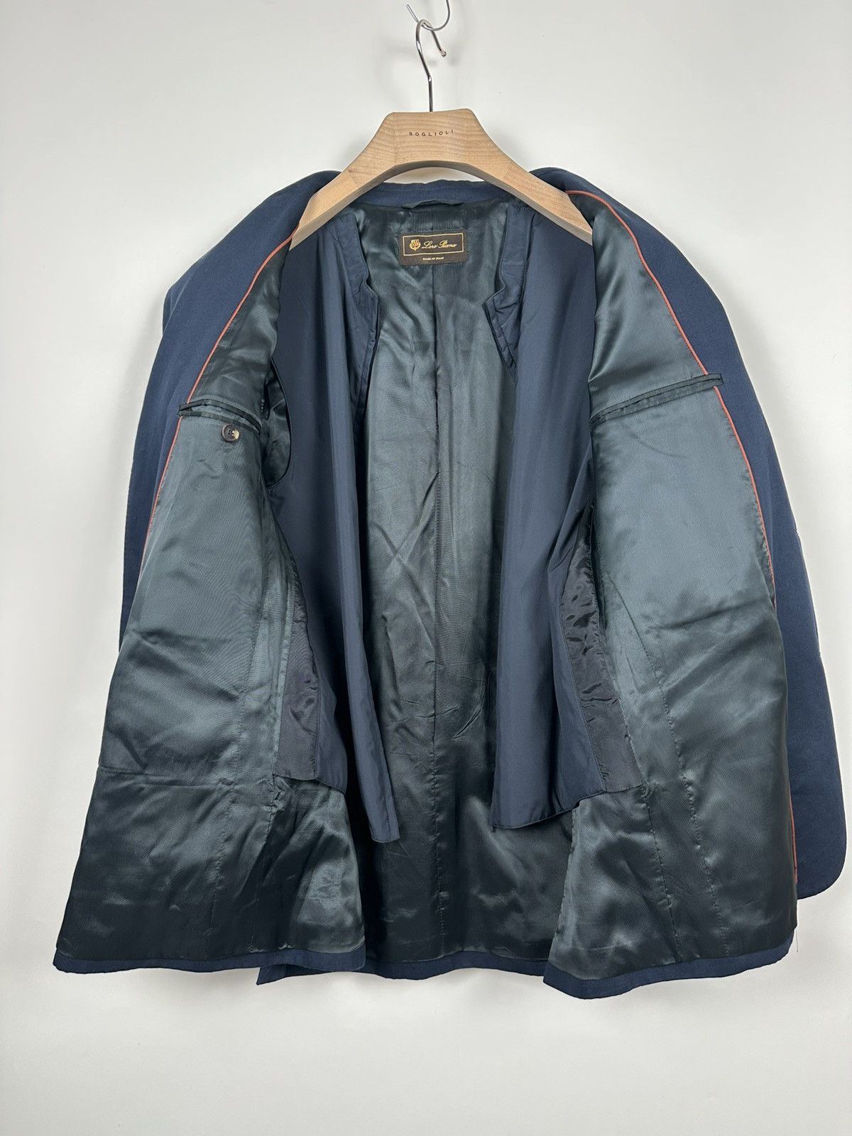 Loro Piana Loro Piana Navy Blazer Jacket Size 48R - 4 Thumbnail