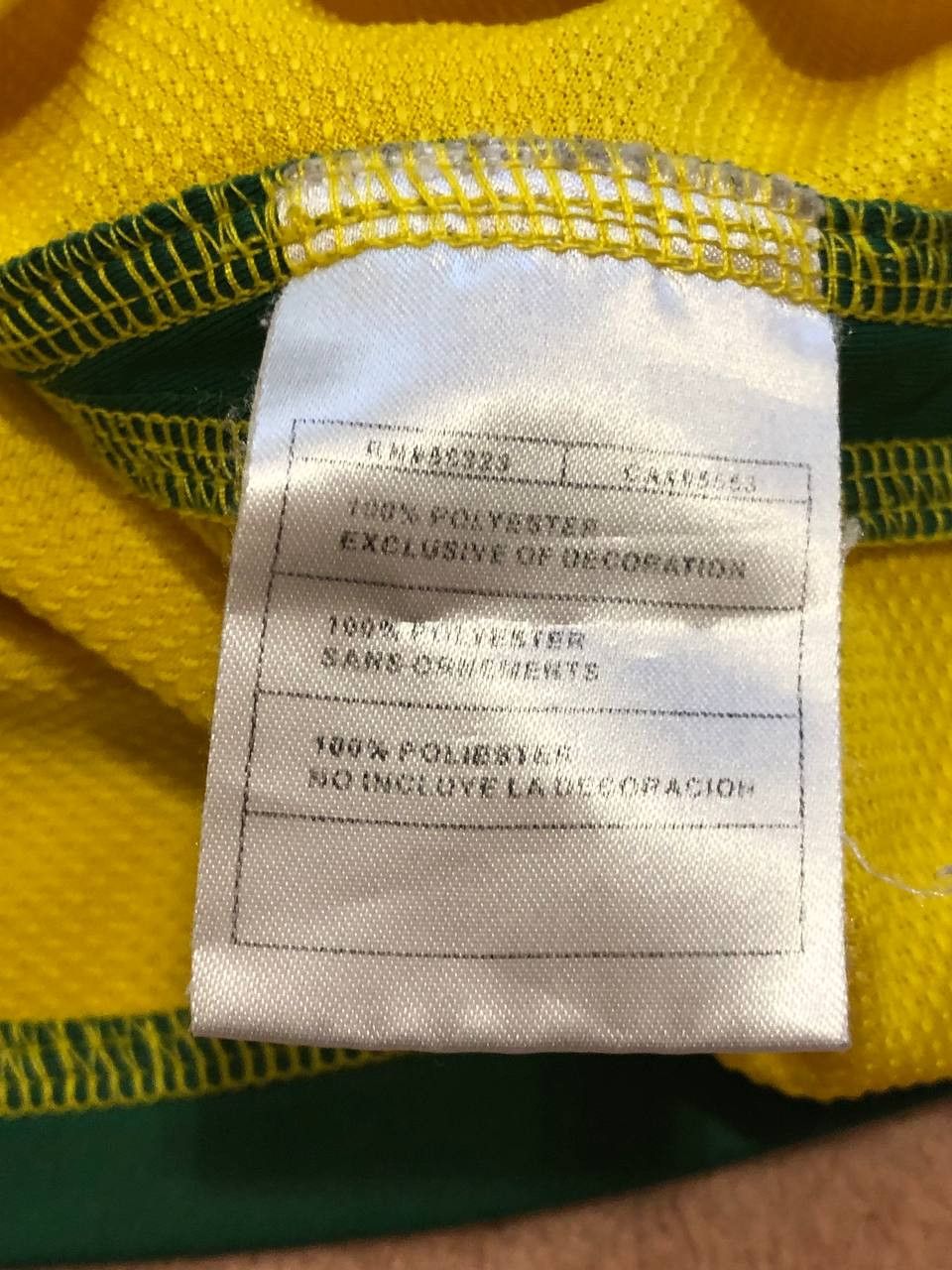 Nike Vintage Jerseys Nike yellow T-shirt Y2K football #21 ASH Size US M / EU 48-50 / 2 - 3 Thumbnail
