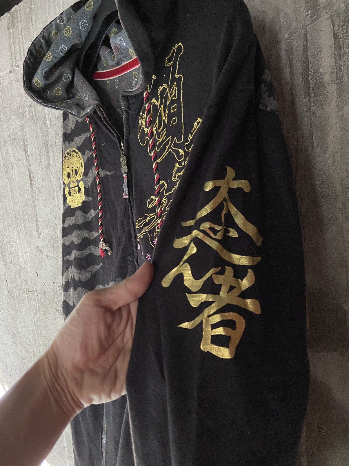 Isamu Katayama Backlash JAPANESE HORSE ART ZIP HOODIE Size US XXL / EU 58 / 5 - 6 Thumbnail