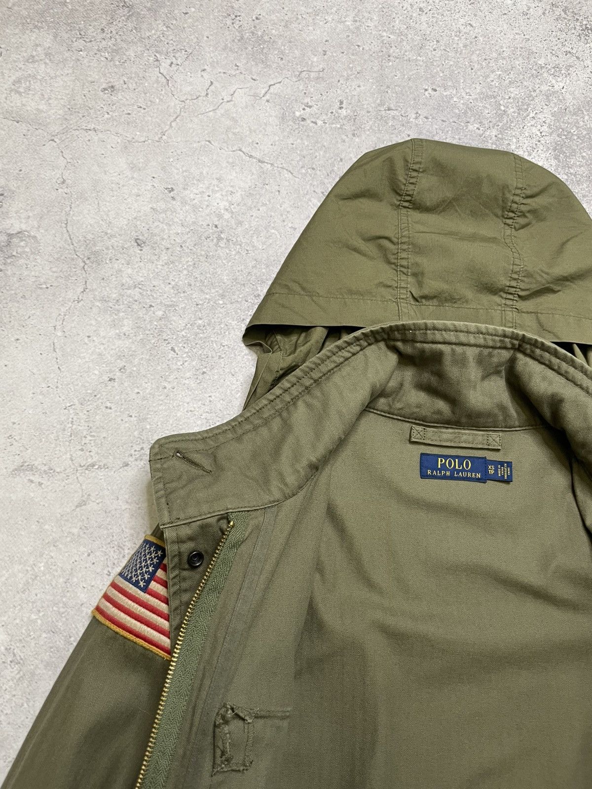 Polo Ralph Lauren × Vintage Polo Ralph Lauren Military Army Herringbone Cotton Jacket Size US M / EU 48-50 / 2 - 6 Thumbnail