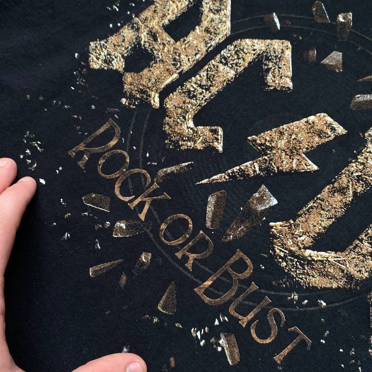 AC/DC × Vintage Vintage AC/DC rock or bust tee shirt 2015 Size US XXL / EU 58 / 5 - 4 Thumbnail