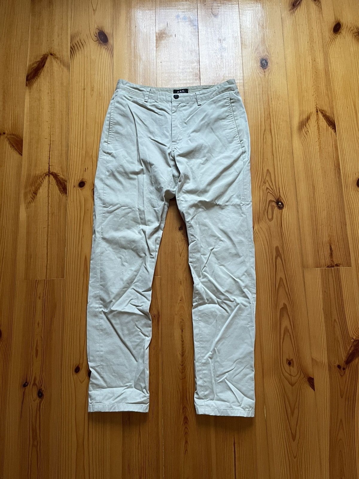 A.P.C. A.P.C. Rue Madame Paris Men's Classic Chino Cotton Pants Size US 29 - 1 Thumbnail