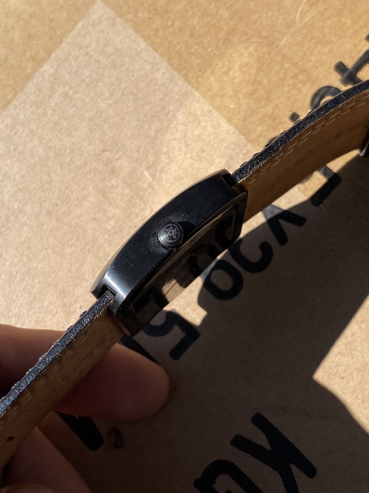 Levi's Levi’s Vintage Quartz Watch Black Leather American Brand Size ONE SIZE - 7 Thumbnail